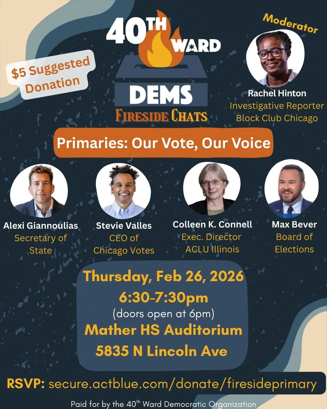 40th Ward Dems Fireside Chat - Why Primaries Matter