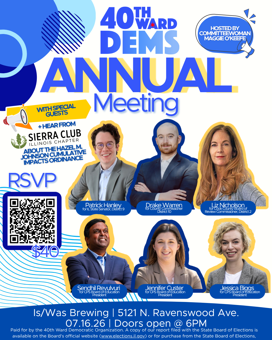 40th Ward Dems Annual Meeting