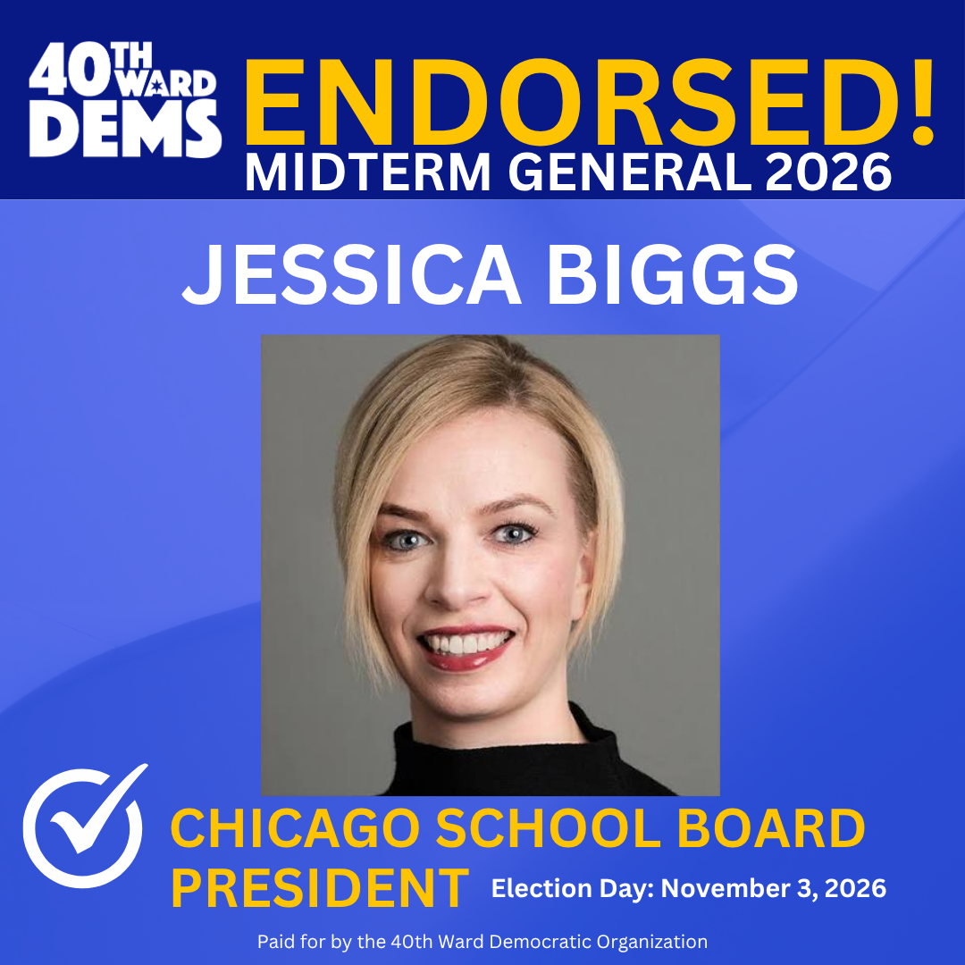 Jessica Biggs for Chicago School Board President!