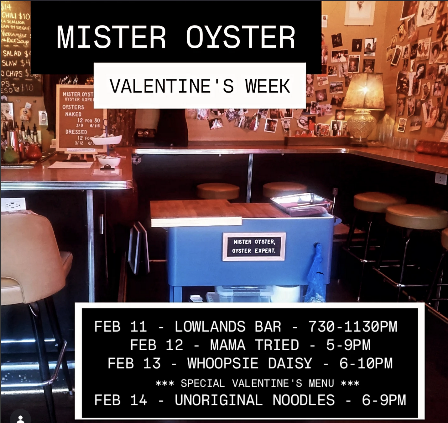 Mr Oyster pop-up