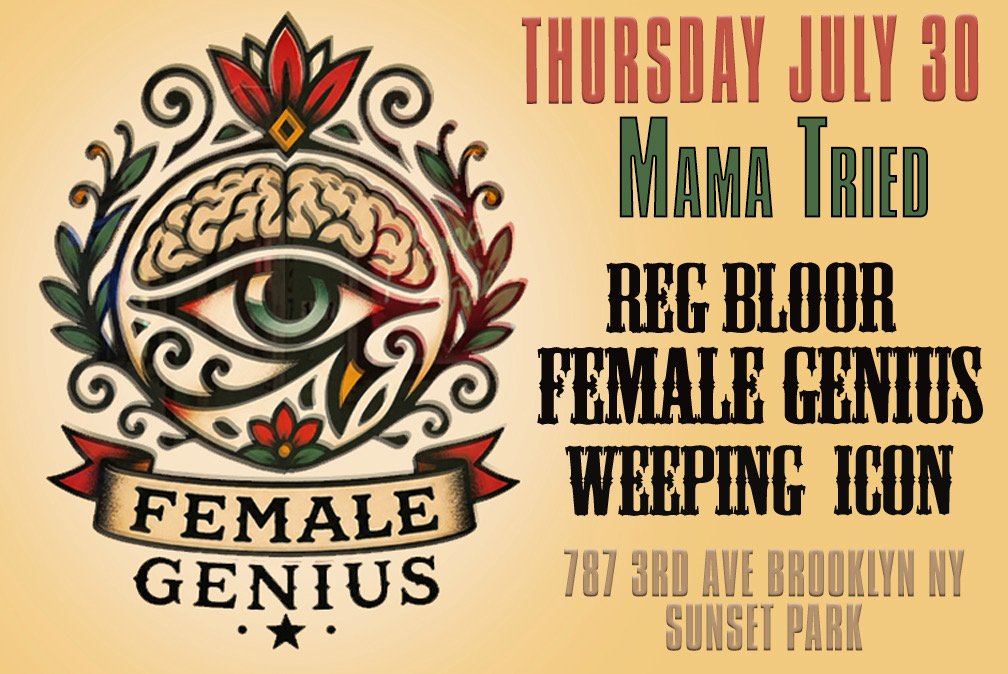 Weeping Icon, Female Genius, Reg Bloor
