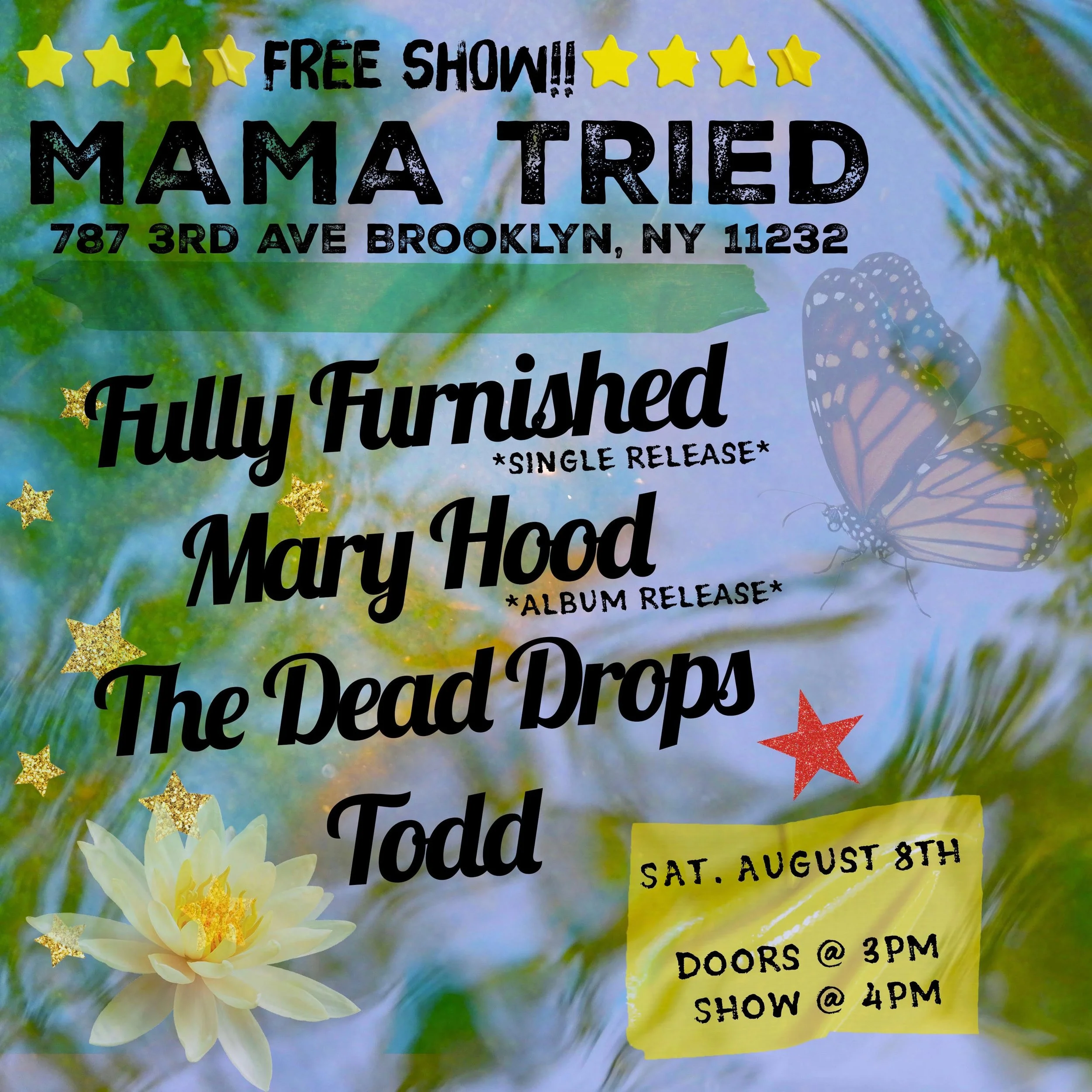 Fully Furnished, Mary Hood, Dead Drops, Todd, 