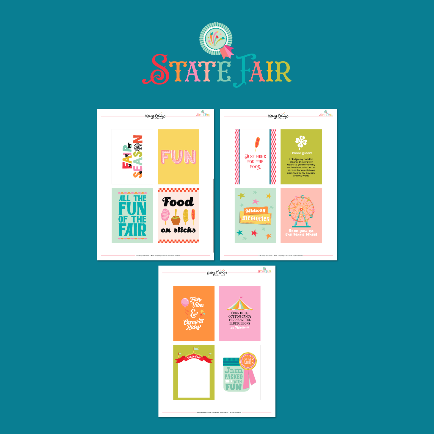 State Fair Journal Cards