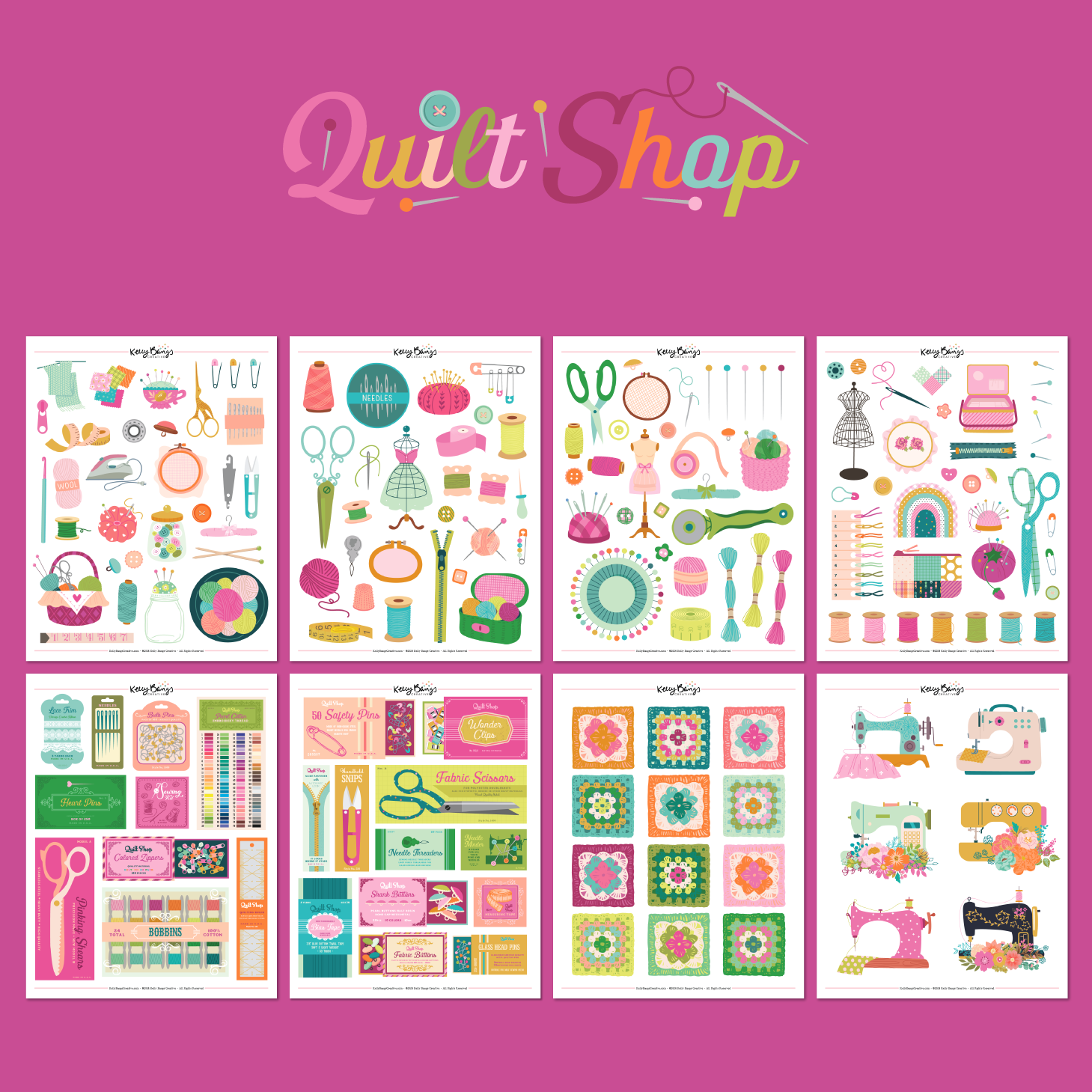Quilt Shop Ephemera