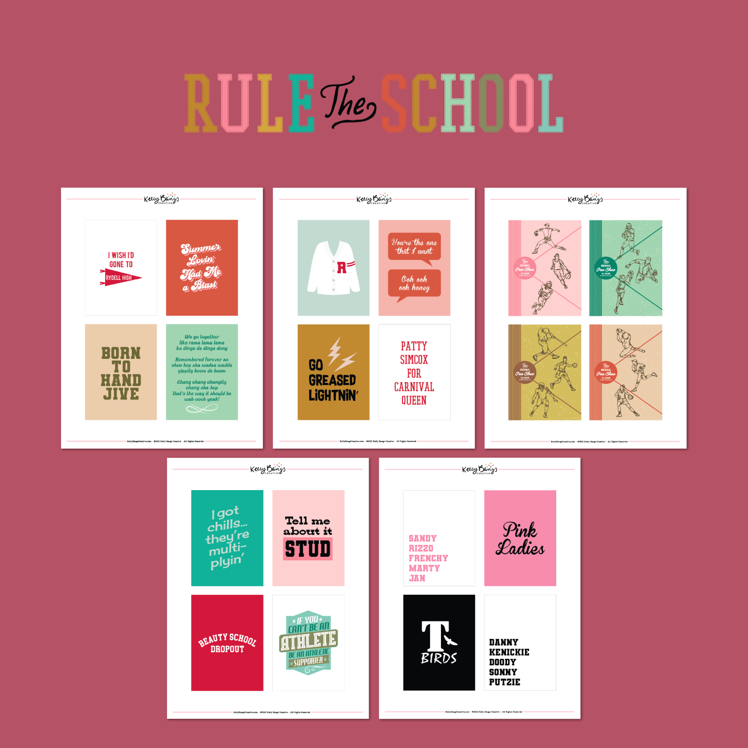 Rule the School Journal Cards