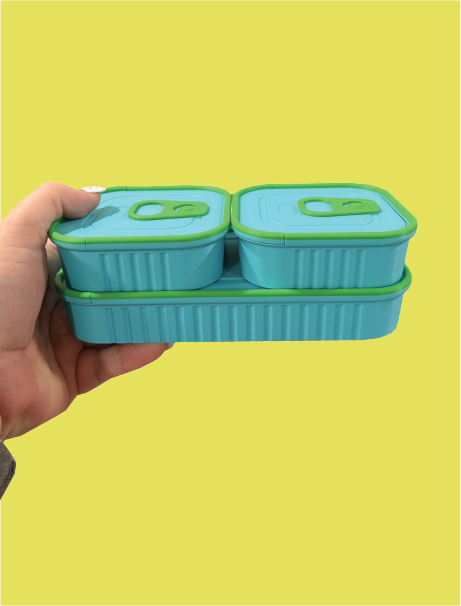 Sardine Can Set - Teal