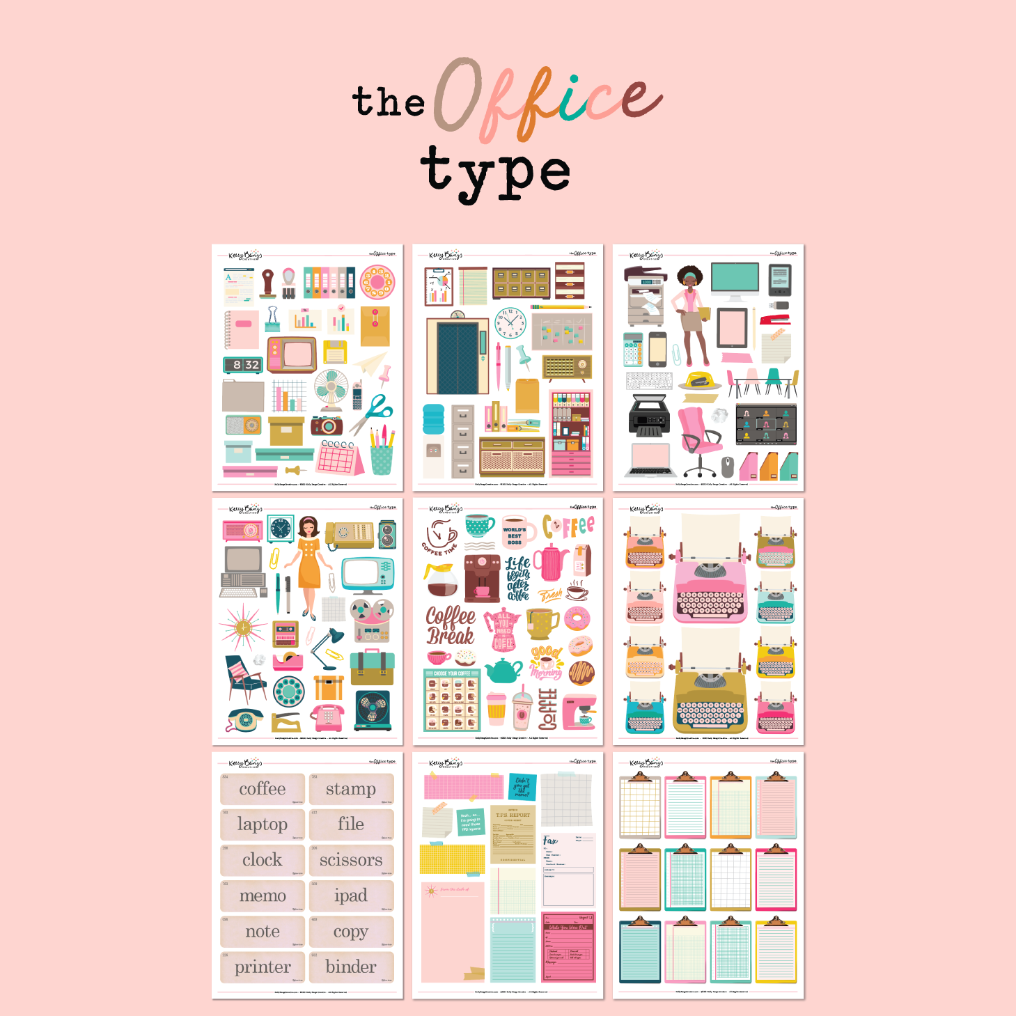 Office Type Ephemera