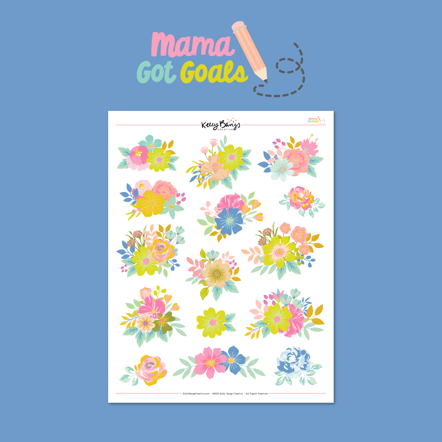 Mama Got Goals Florals
