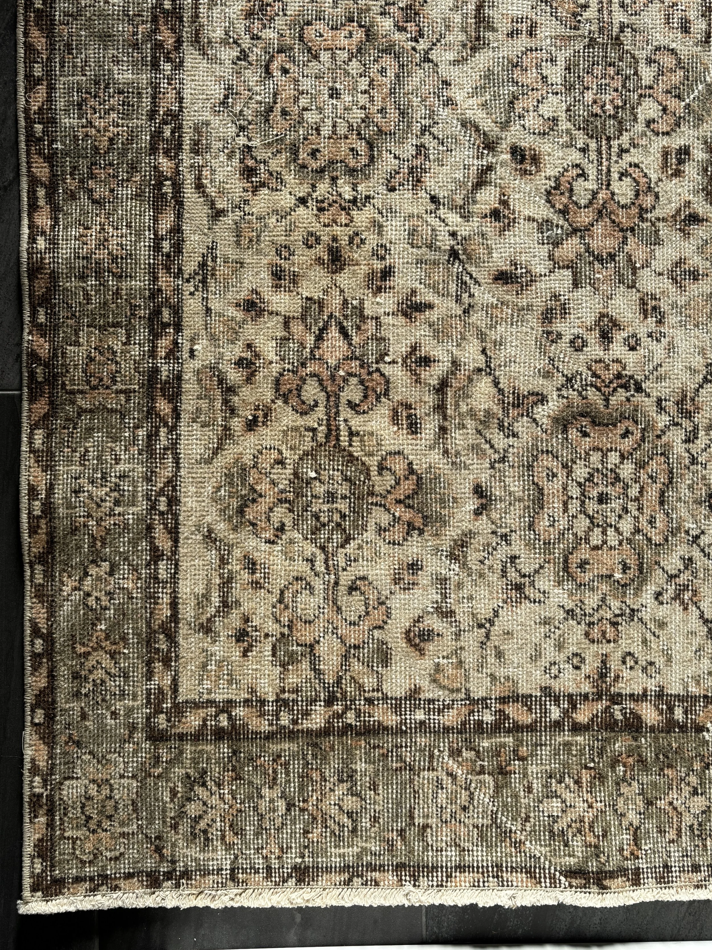 Vintage Accent Handwoven Rug