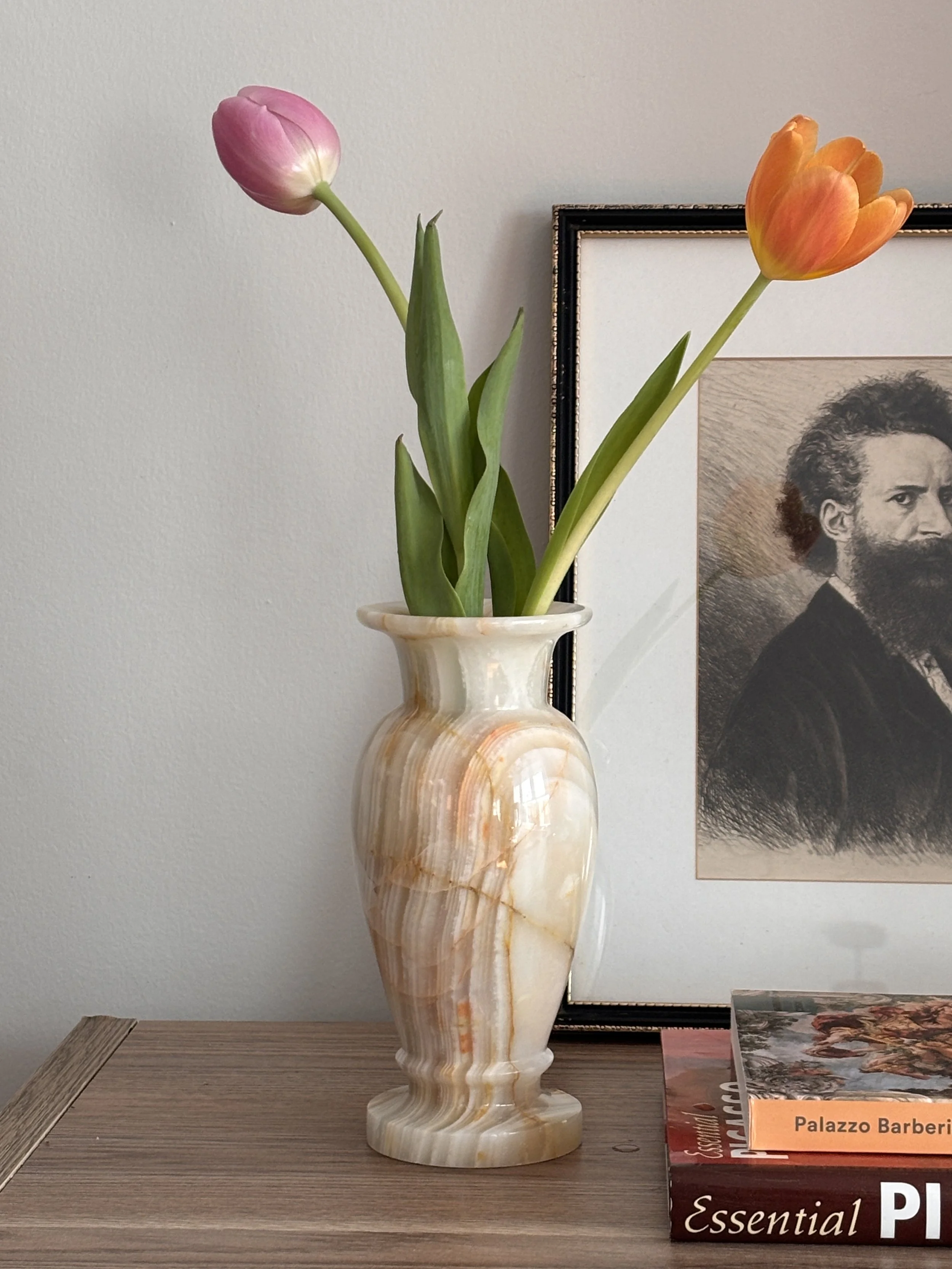 Vintage Onyx Vase