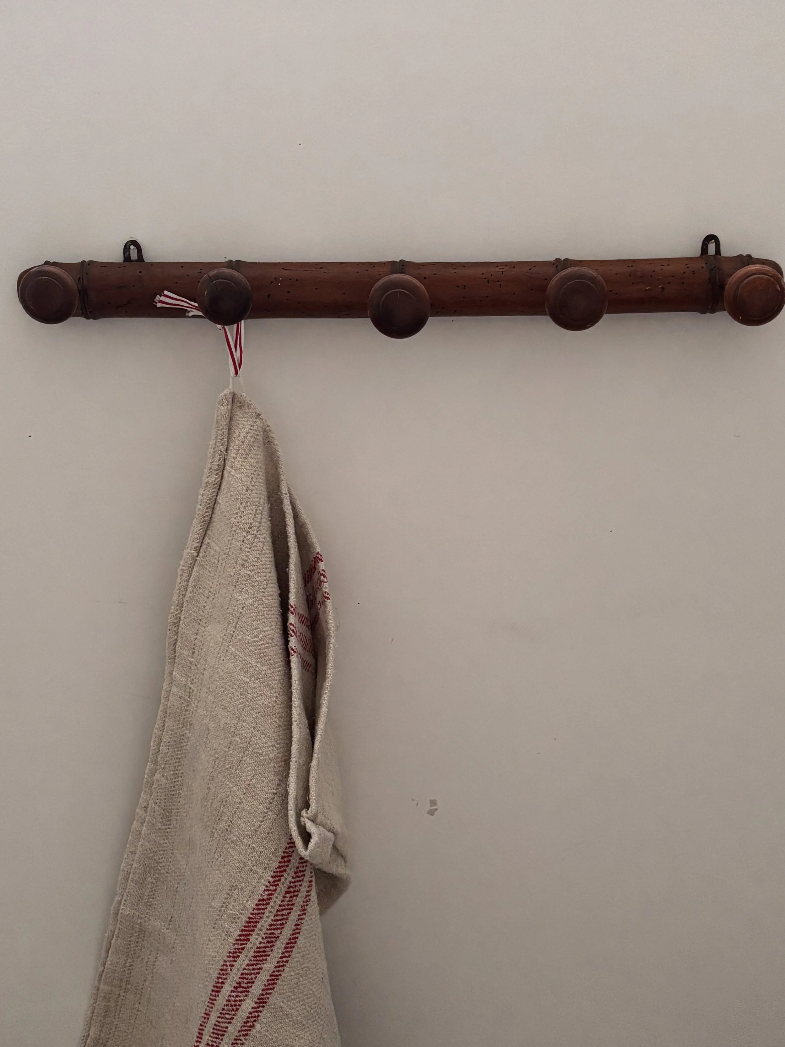 Vintage  French Peg Rack