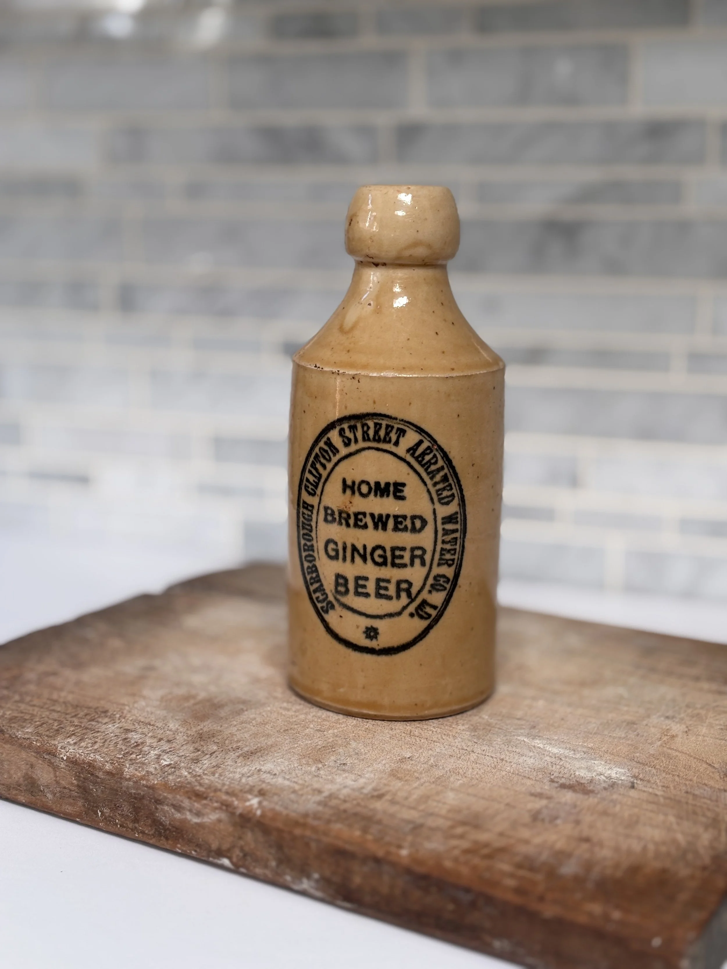 Antique Stoneware Ginger Beer Bottle