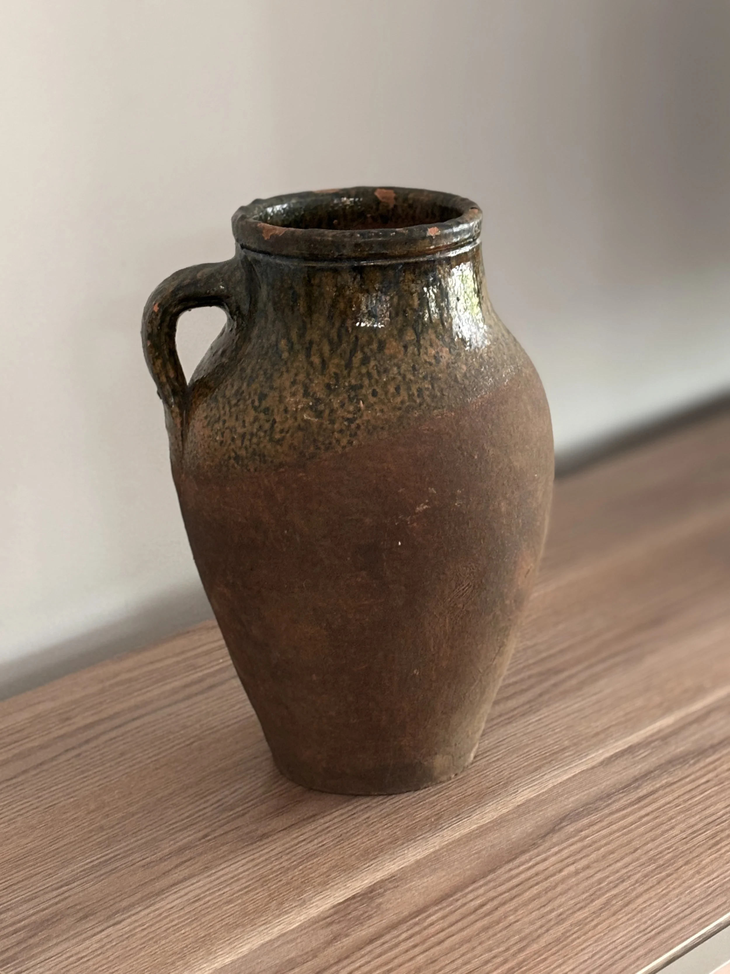 Vintage Primitive Turkish Clay Pot