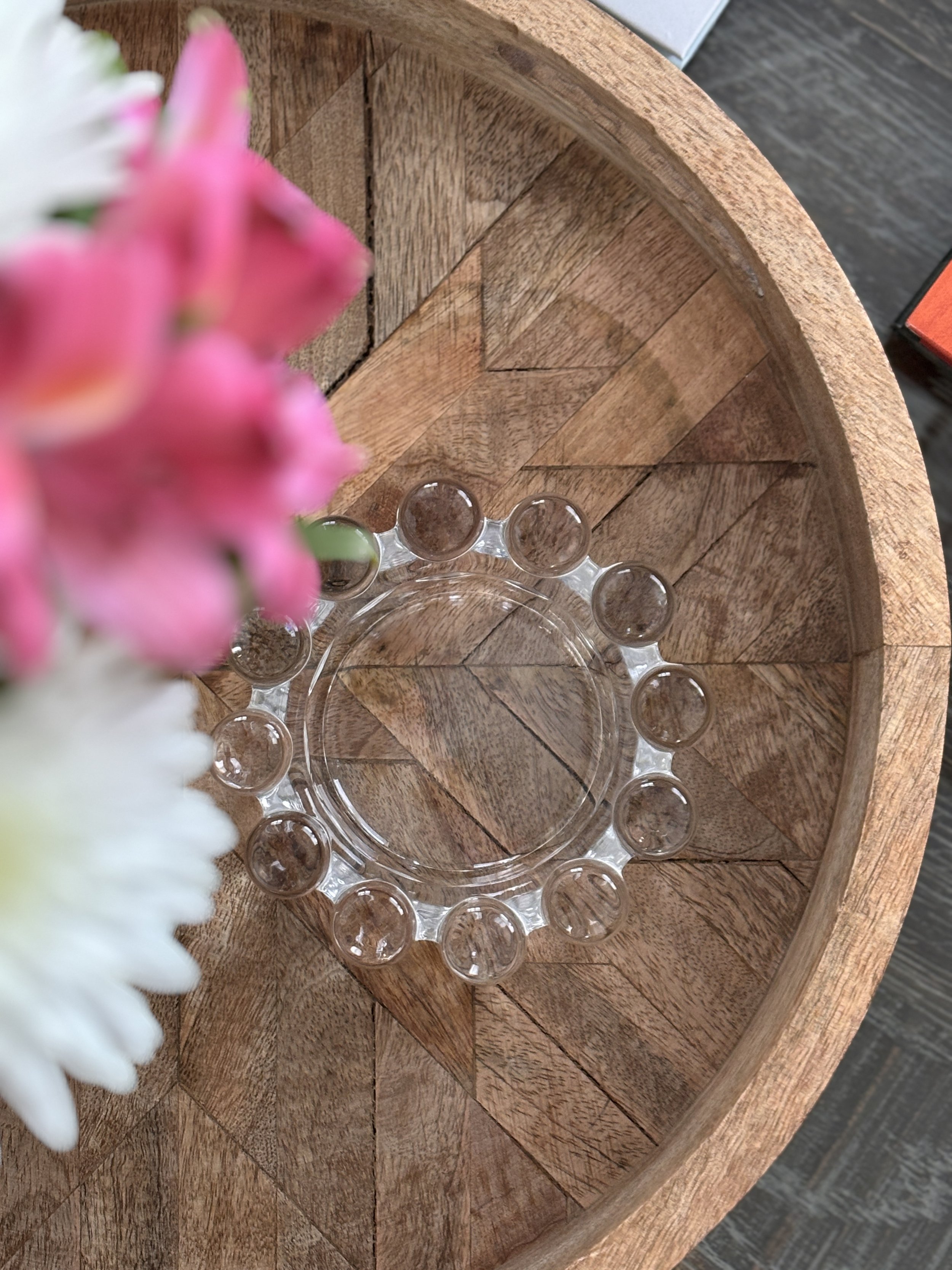 Vintage Anchor Hocking Boopie Bubble Glass Ashtray Clear