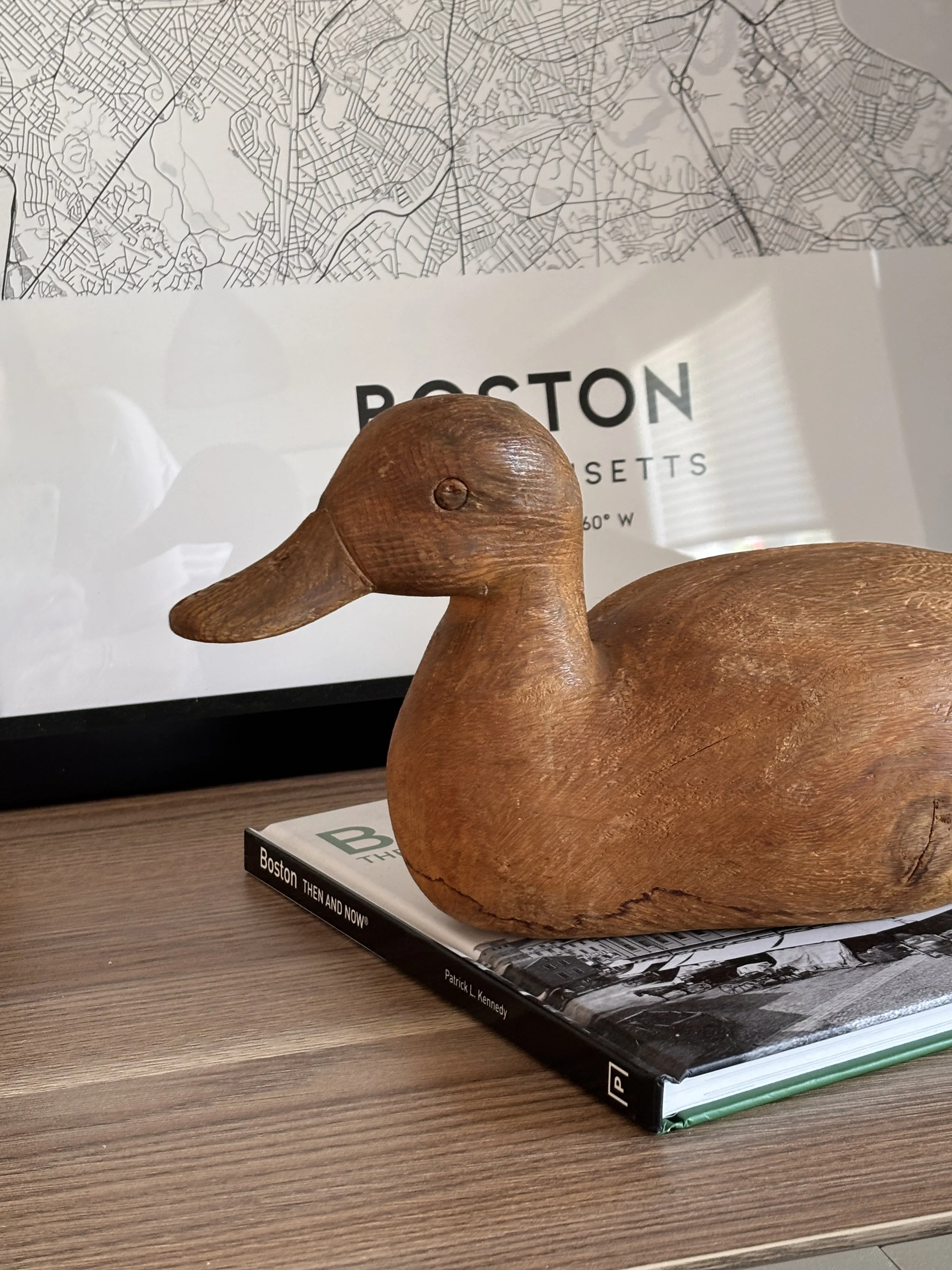 Vintage Hand Carved Wood Duck Decoy
