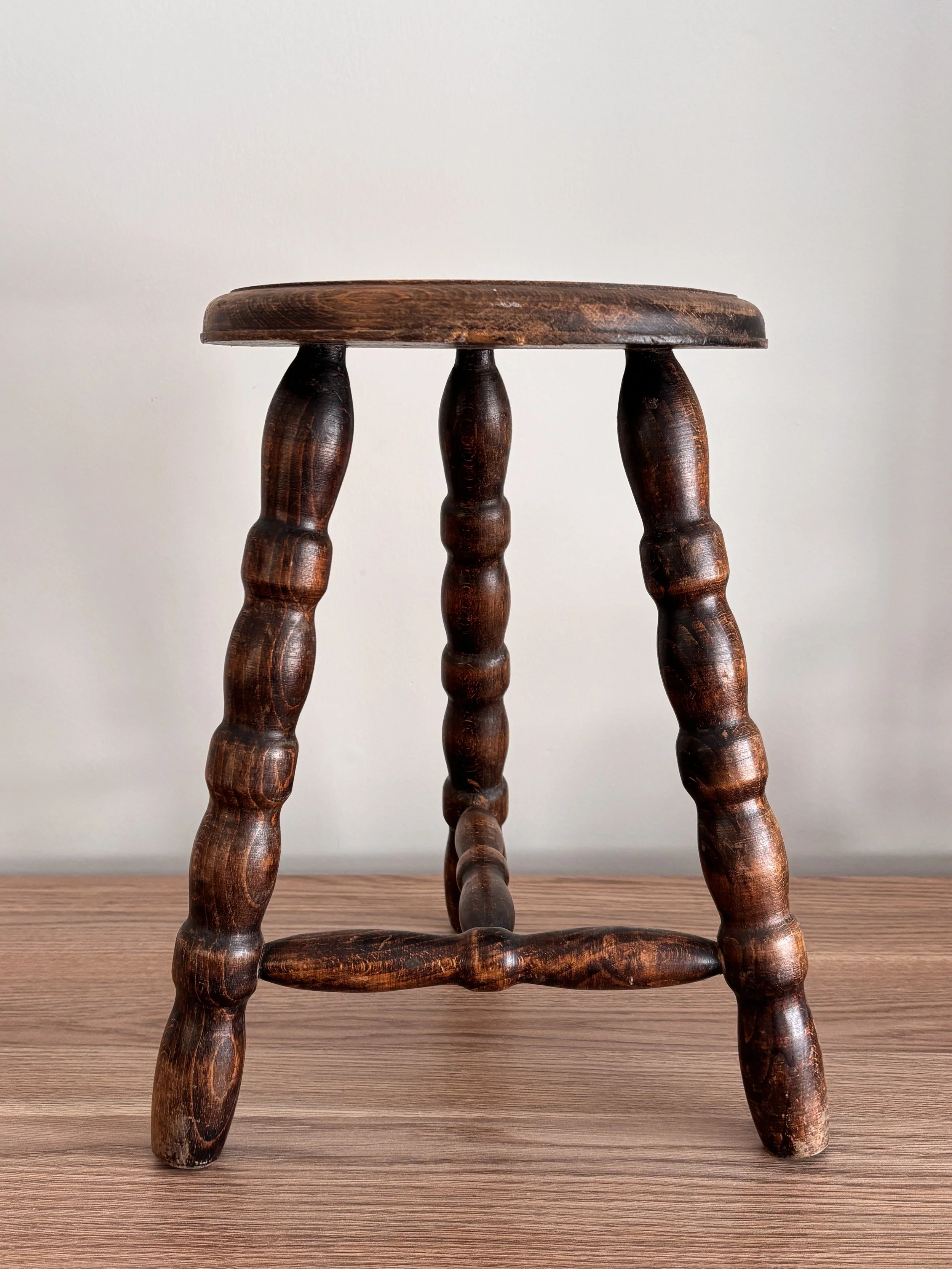 Antique French Bobbin Stool