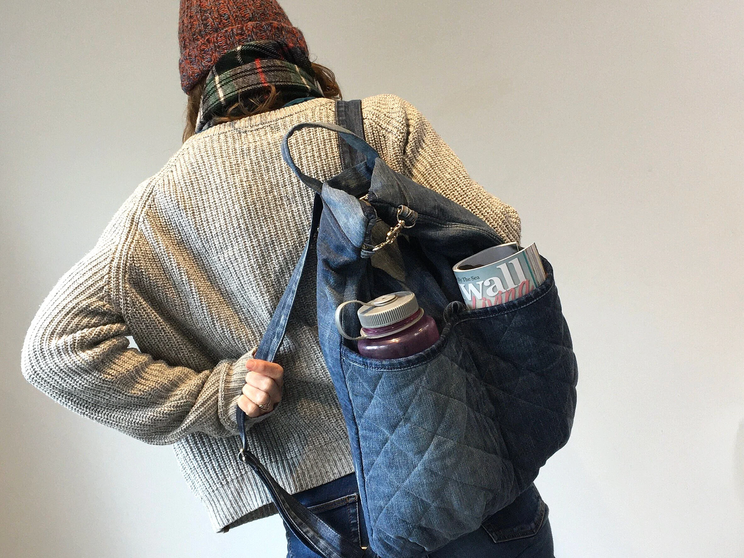 'Elements' Quilted front backpack