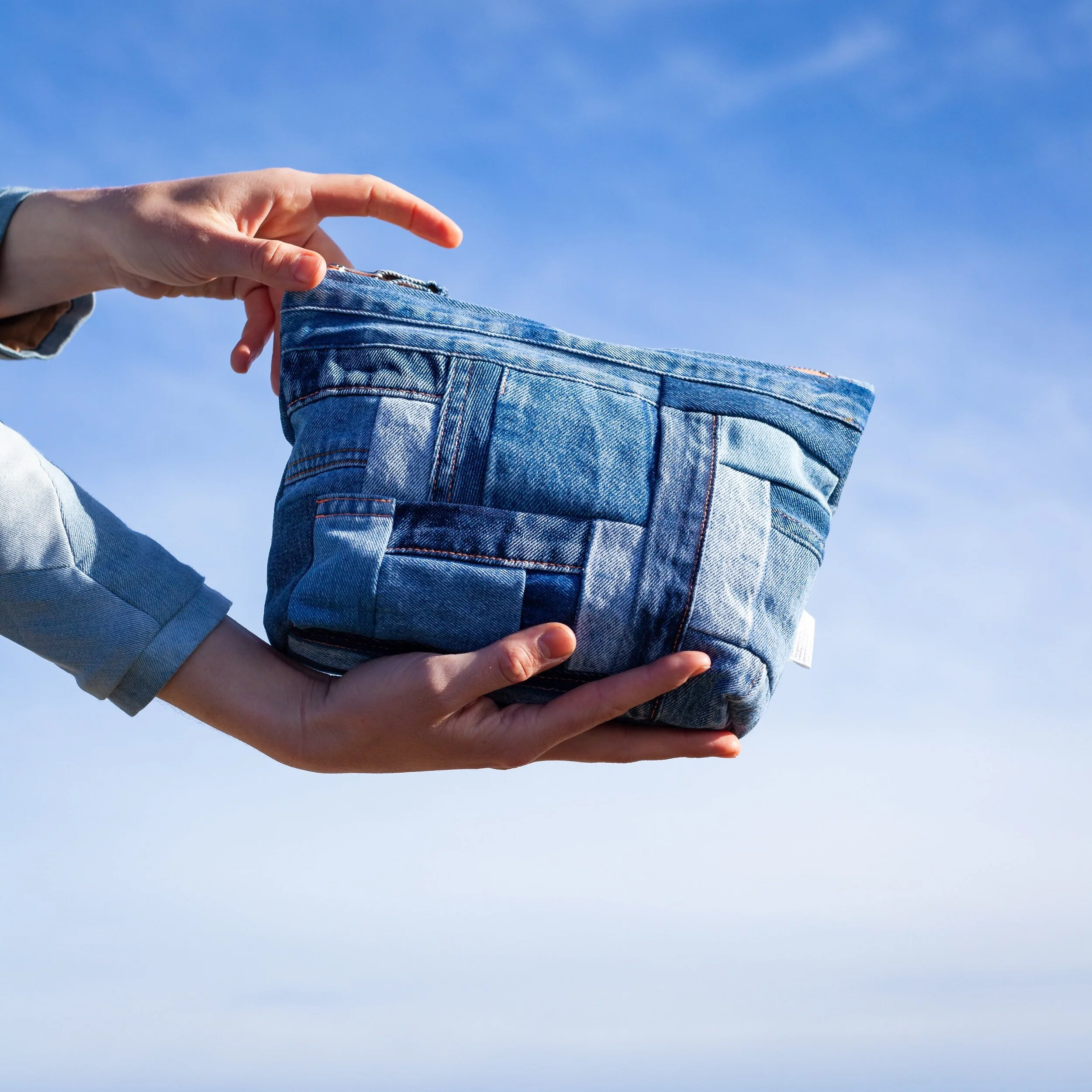 Blue jean bag hotsell