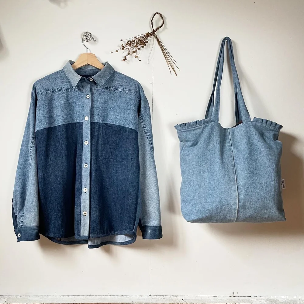 Dilly Frenim Tote — Jeanie&Me