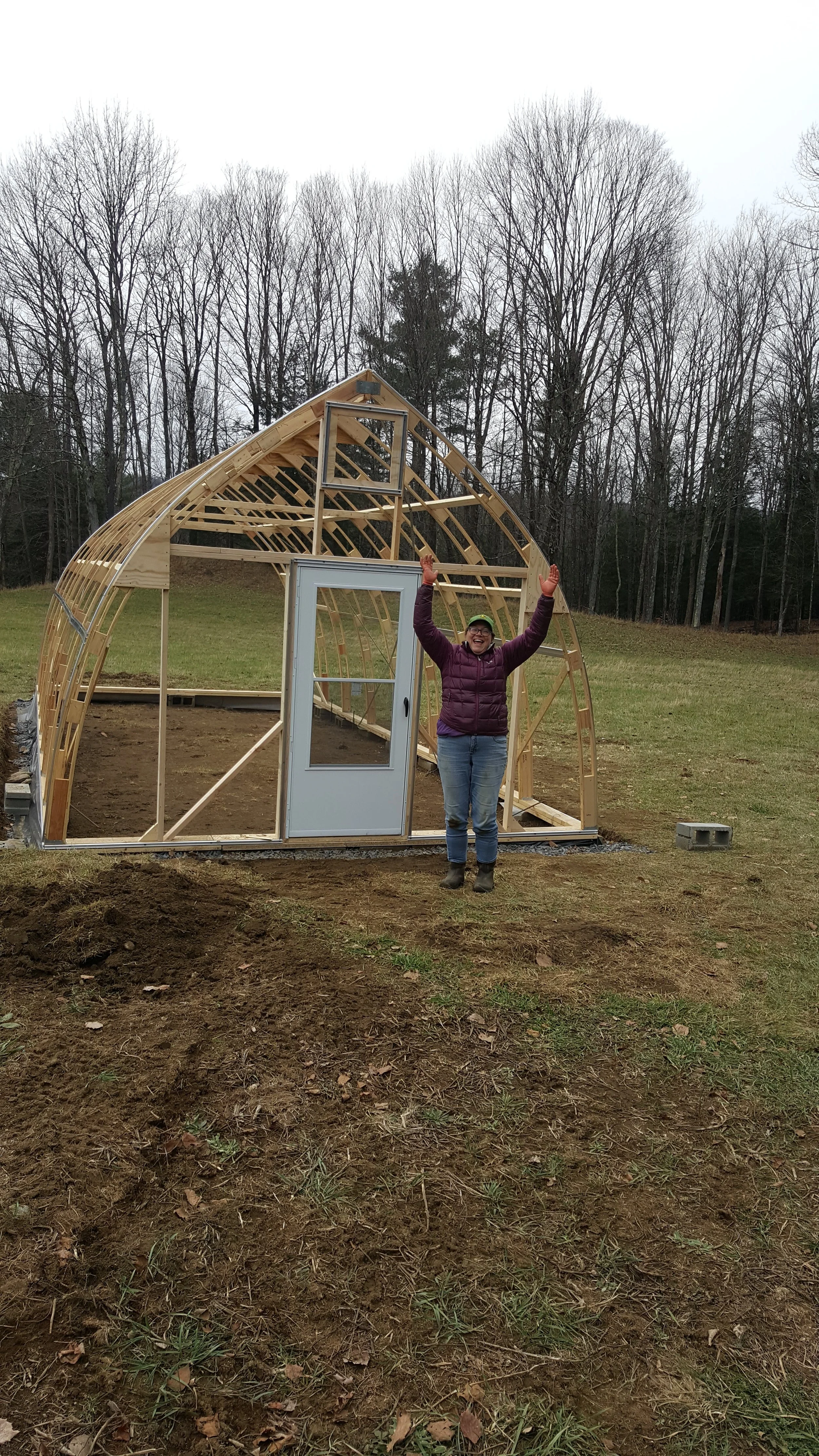 Everything is framed in, now on to the plastic!