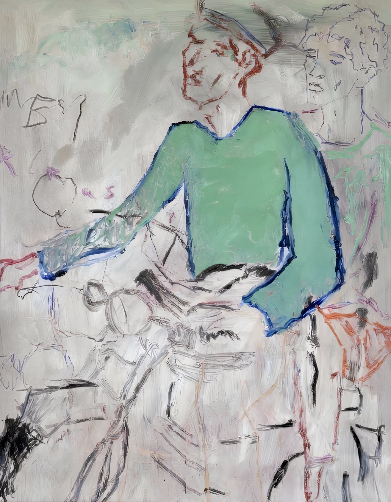 74 x 56in / oil on canvas