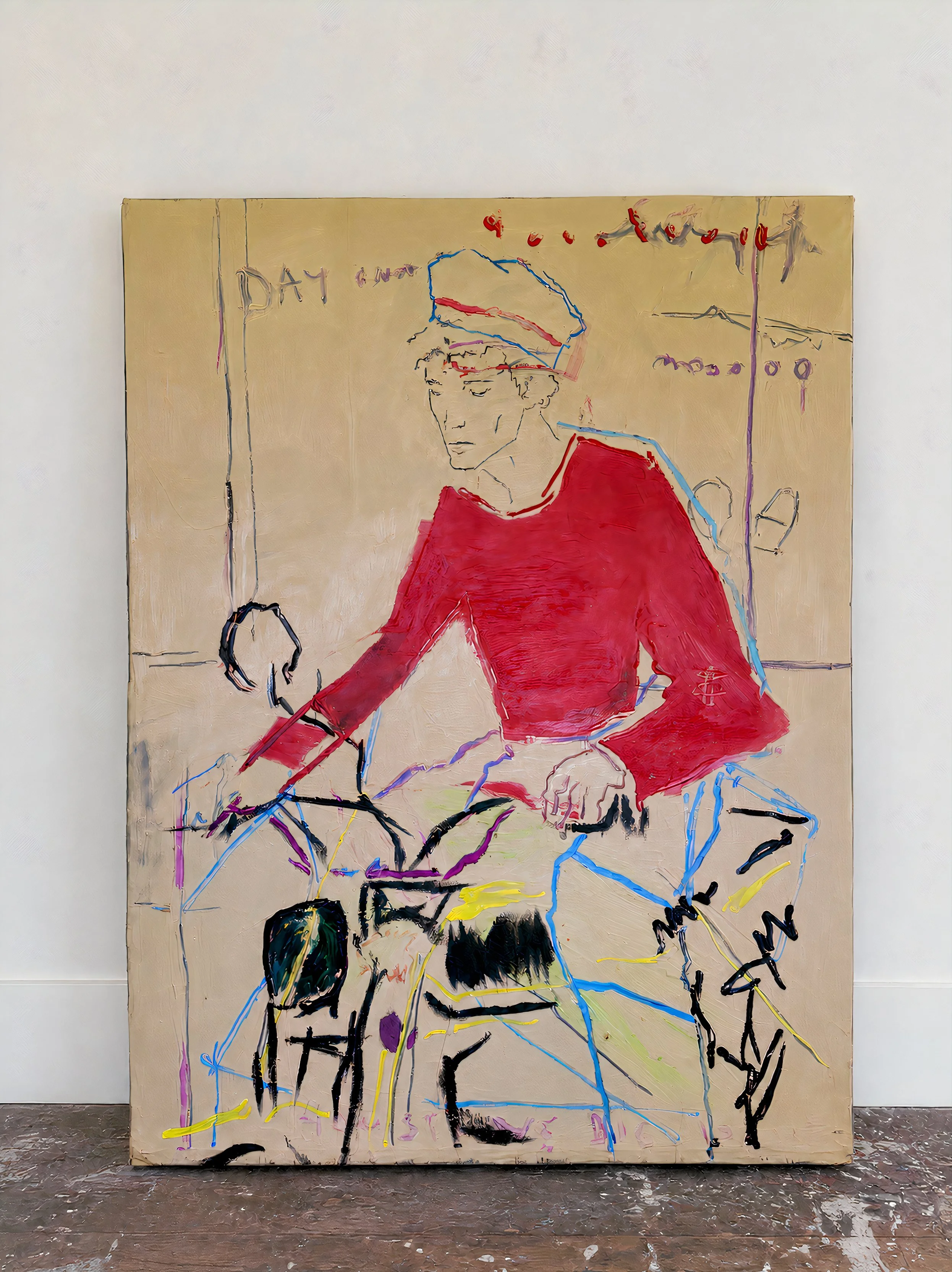 74 x 54 in. oil on canvas