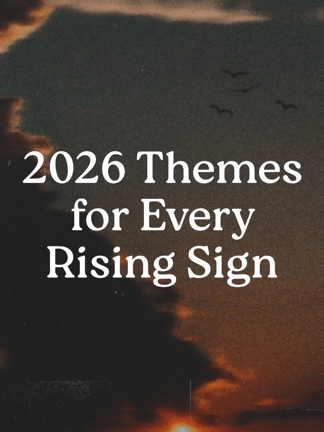 Love how my yearly forecast has become a cute lil tradition! What&rsquo;s your rising sign and what are you most looking forward to tackling in 2026? 🪄