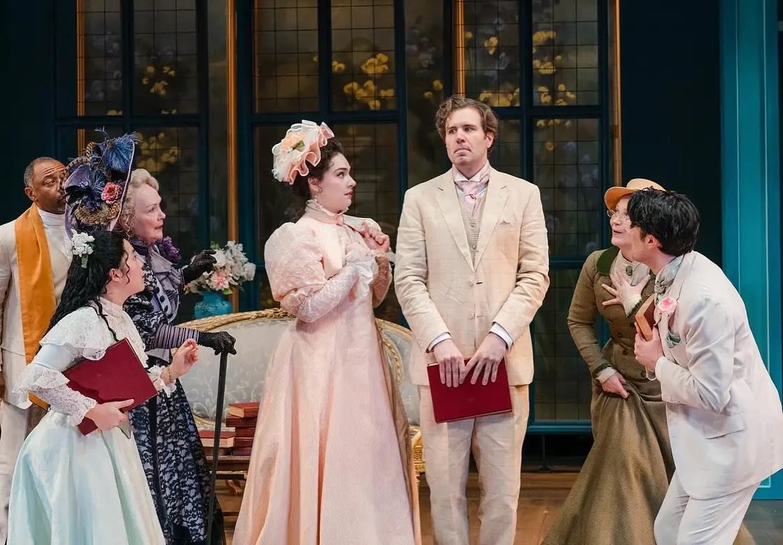 The Importance of Being Earnest opens tonight at the Shakespeare Theatre of New Jersey! We run through June 1. I adore this play, these people, Gwendolen, Oscar Wilde&rsquo;s wit and words &mdash; Passionately! Link in bio for tickets (DM me for ways