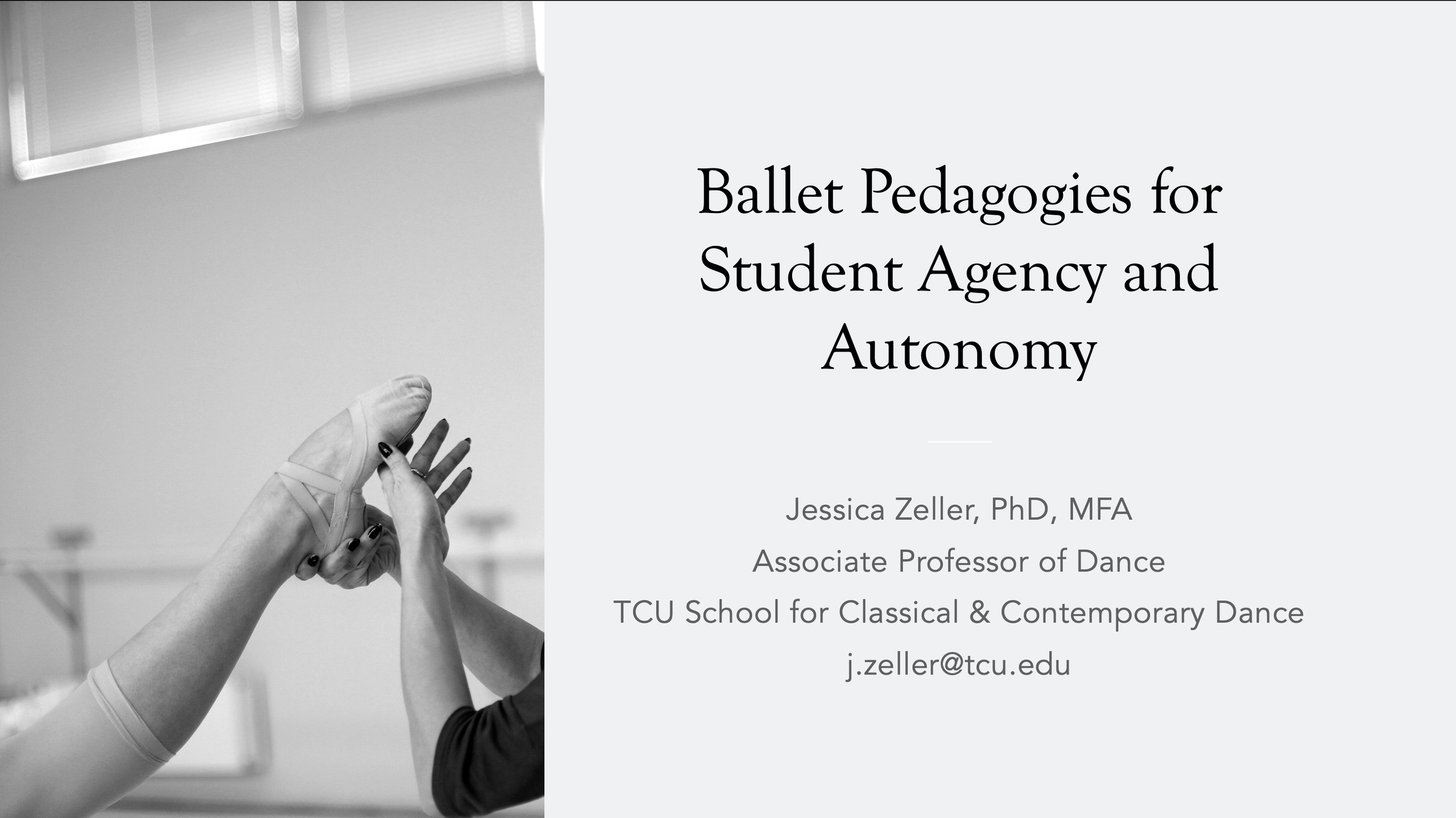 University of Oklahoma School of Dance. Workshop for undergraduate students. February 2025.