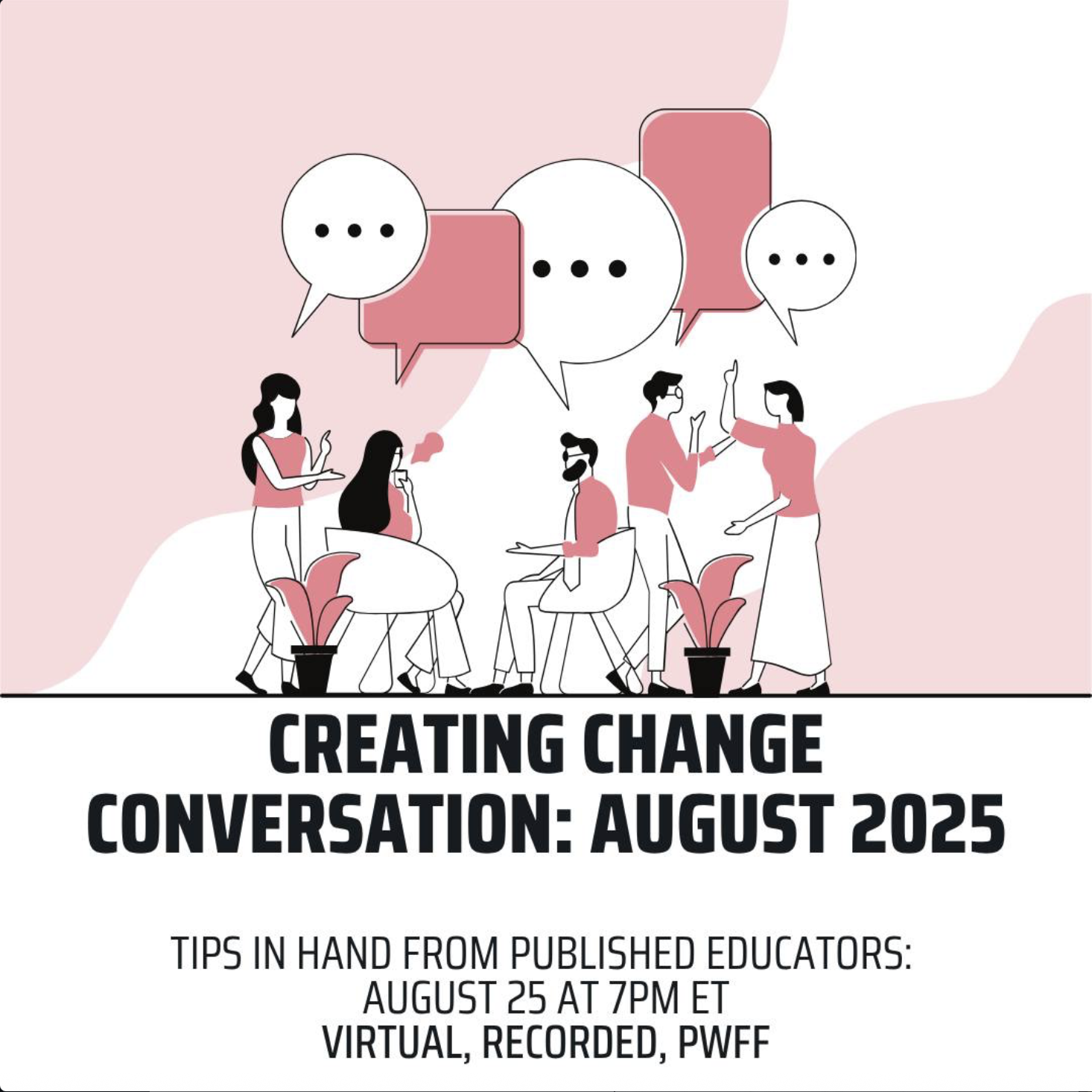 Momentum Stage Panel: “Creating Change Conversation: Tips in Hand from Published Educators” Panelists: Dr. Jimmy Chrismon, Molly W. Schenk, Dr. Jessica Zeller. Moderated by Nicole Perry. August 2025
