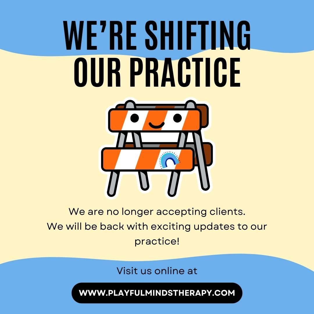 We're excited to invite you on this journey with us! 

Be sure to follow our instagram (@baltimoreplaytherapy) and share our page to stay connected with us! 

This page is still where you can go to learn more about our practice and therapeutic tools,