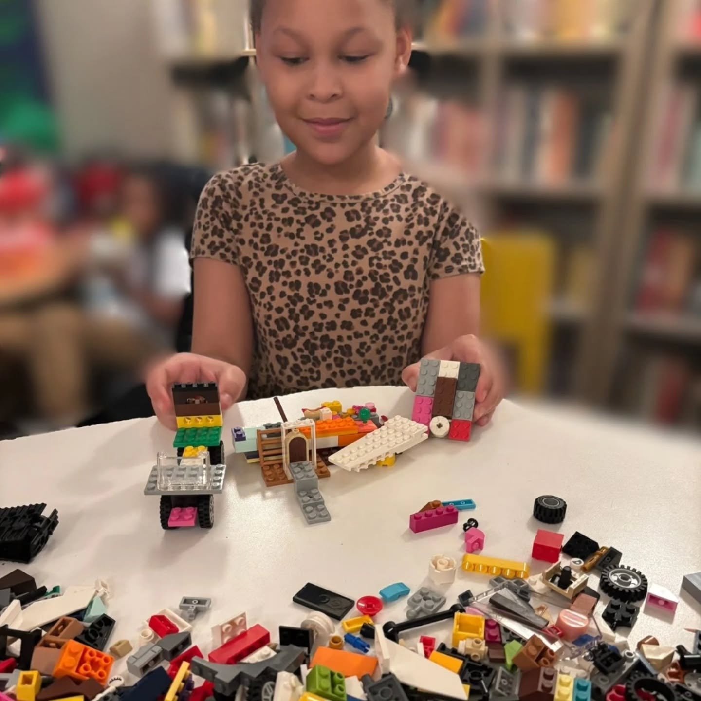 Building new worlds, one brick at a time. ✨

​This is My Sister, My Mirror&mdash;our African-Centered Play Therapy&trade; group for Black girls.

​It's a space where creativity, imagination, and self-expression lead the way. Through expressive arts (