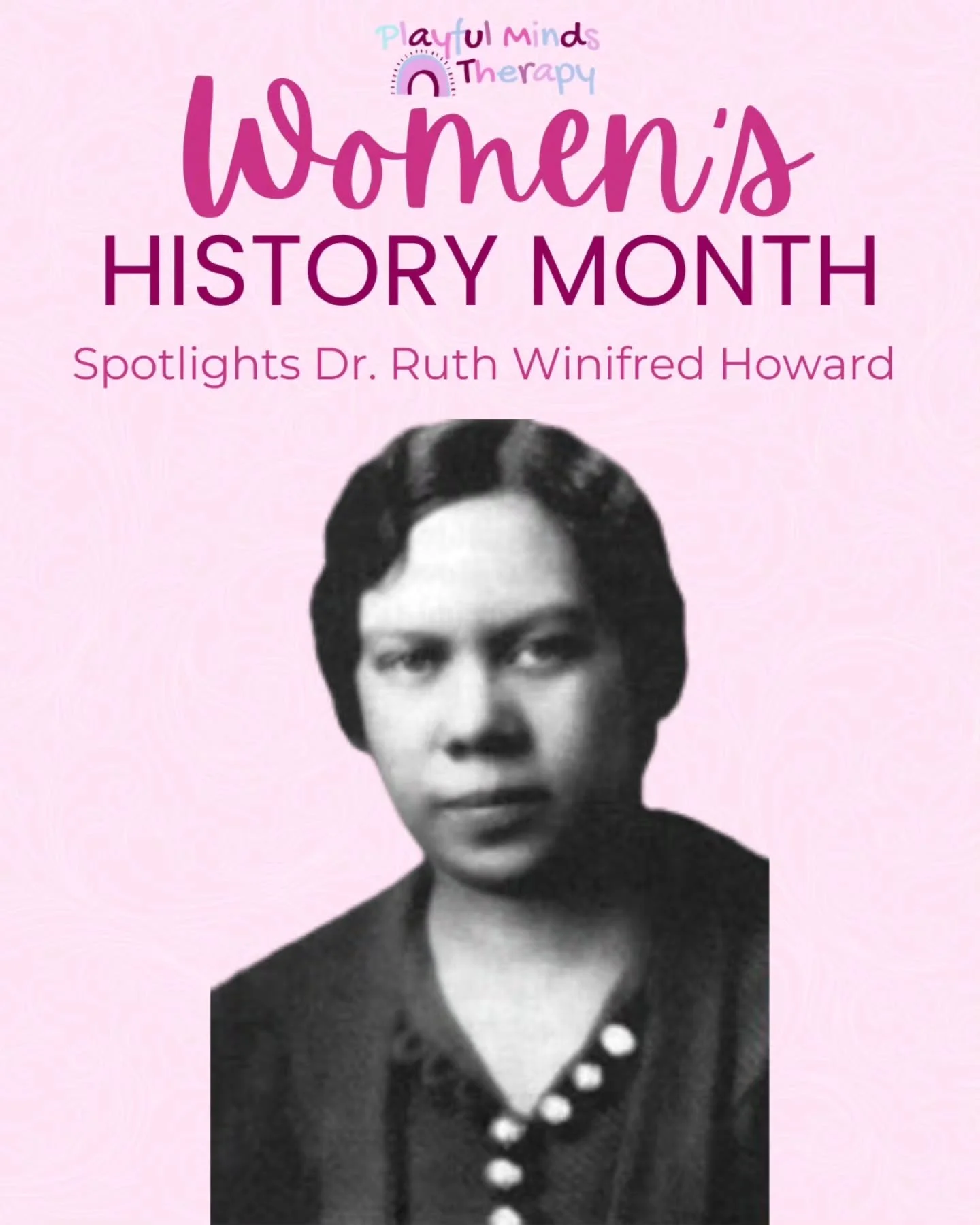 Assessment requires understanding the whole child within their cultural context." &mdash; Dr. Ruth Winifred Howard 🕊️

​Today we honor Dr. Ruth Winifred Howard, the first Black woman to earn a Ph.D. in Psychology. In an era of "one-size-fi