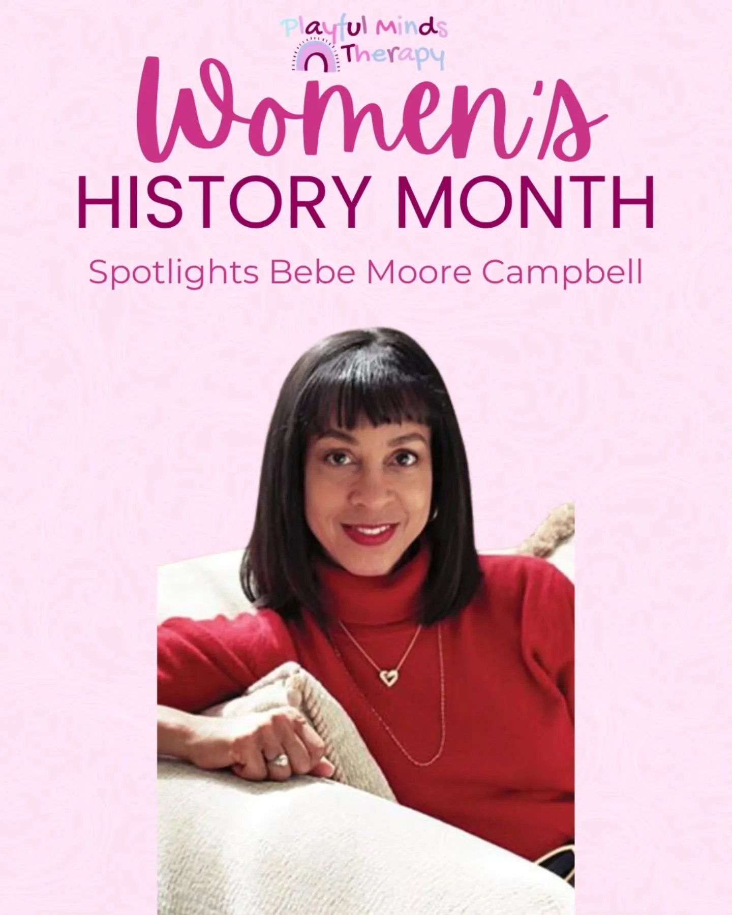 &ldquo;It&rsquo;s not a character flaw. It&rsquo;s a brain disorder.&rdquo; &mdash; Bebe Moore Campbell 🕊️✨

​As we close out #WomensHistoryMonth, we are honoring the woman who made it her mission to change the conversation around mental health in o