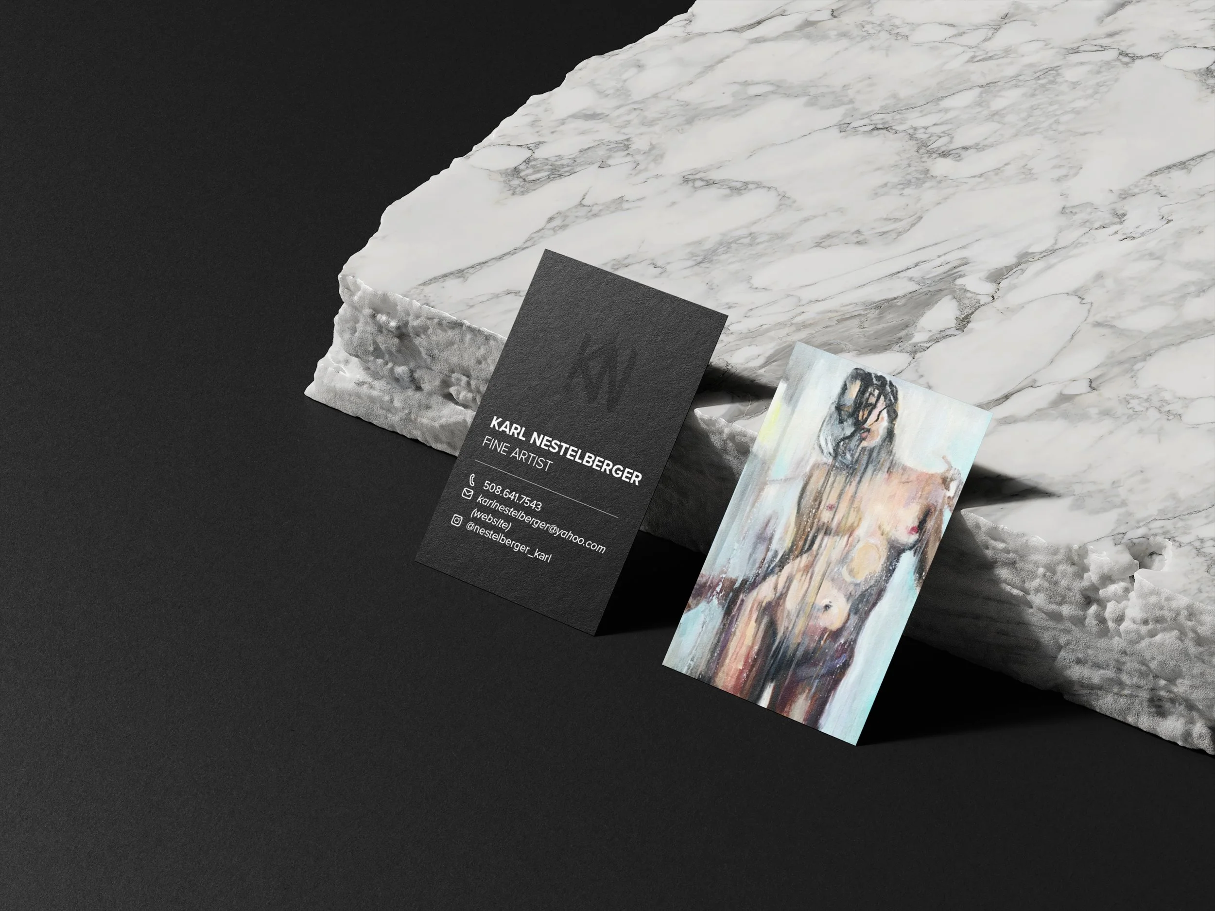 Design for a fine art figure painter. 