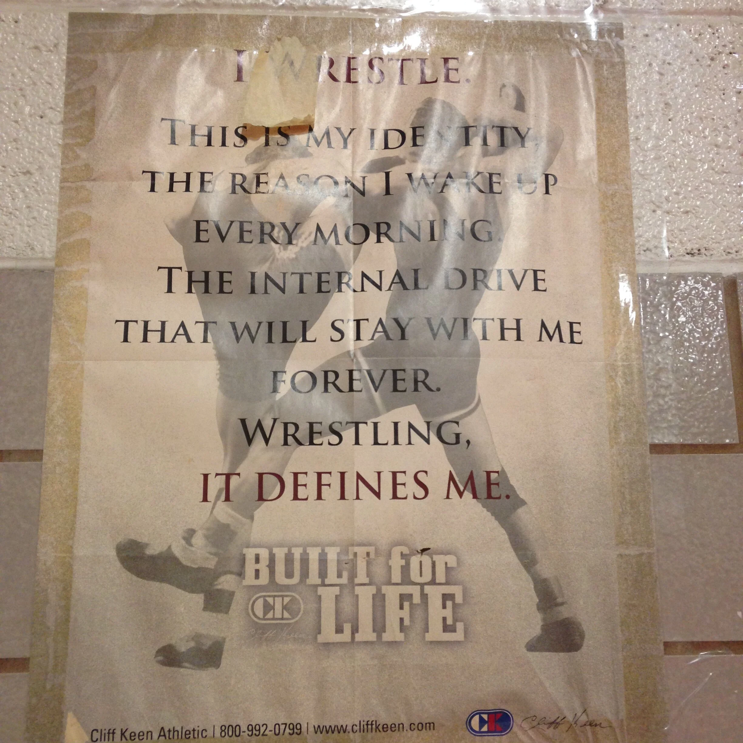 wrestling picture, quote
