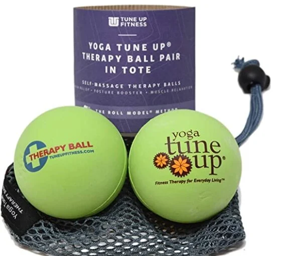 Yoga Tune Up firm balls used for self neuromuscular release