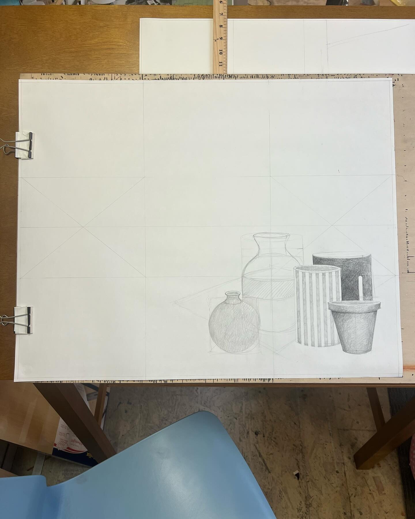 Cluster. Pots. New drawing in progress!
I&rsquo;m leaning into these graphite drawings as my painting block persists. It&rsquo;s nice to have something to keep my hands busy because I know that a large part about the block is that I&rsquo;m in my hea