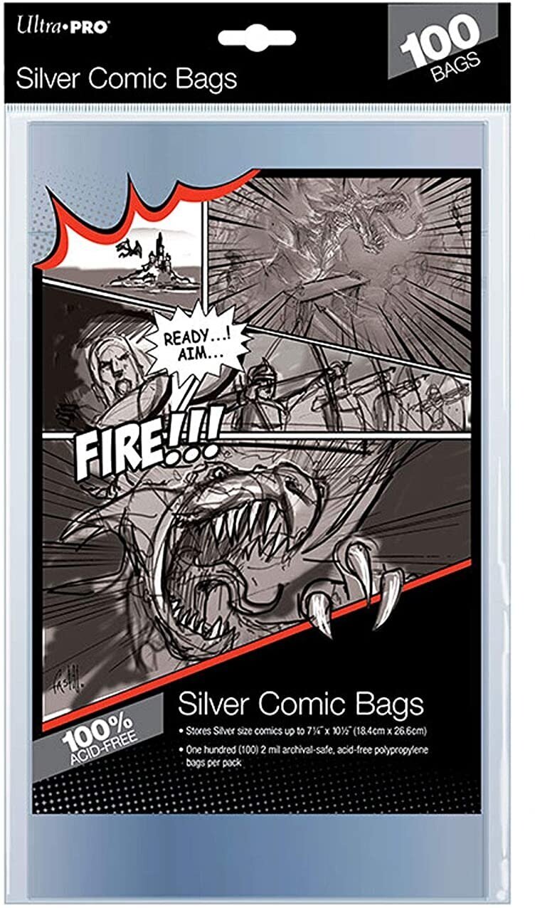 COMICCARE 100 GOLDEN AGE COMIC BOOK BAGS PP 