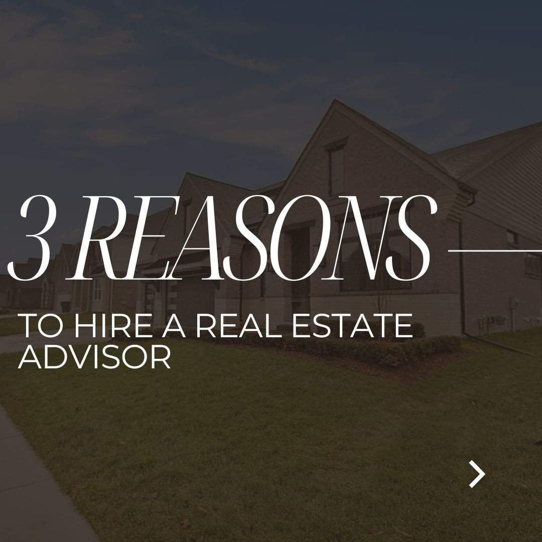 Looking for your dream home? Here are 3 reasons why hiring a real estate advisor is a game-changer:⁠
⁠
1️⃣ Expertise: Navigate the complex world of real estate with confidence. Our advisors bring a wealth of knowledge and experience to the table, gui