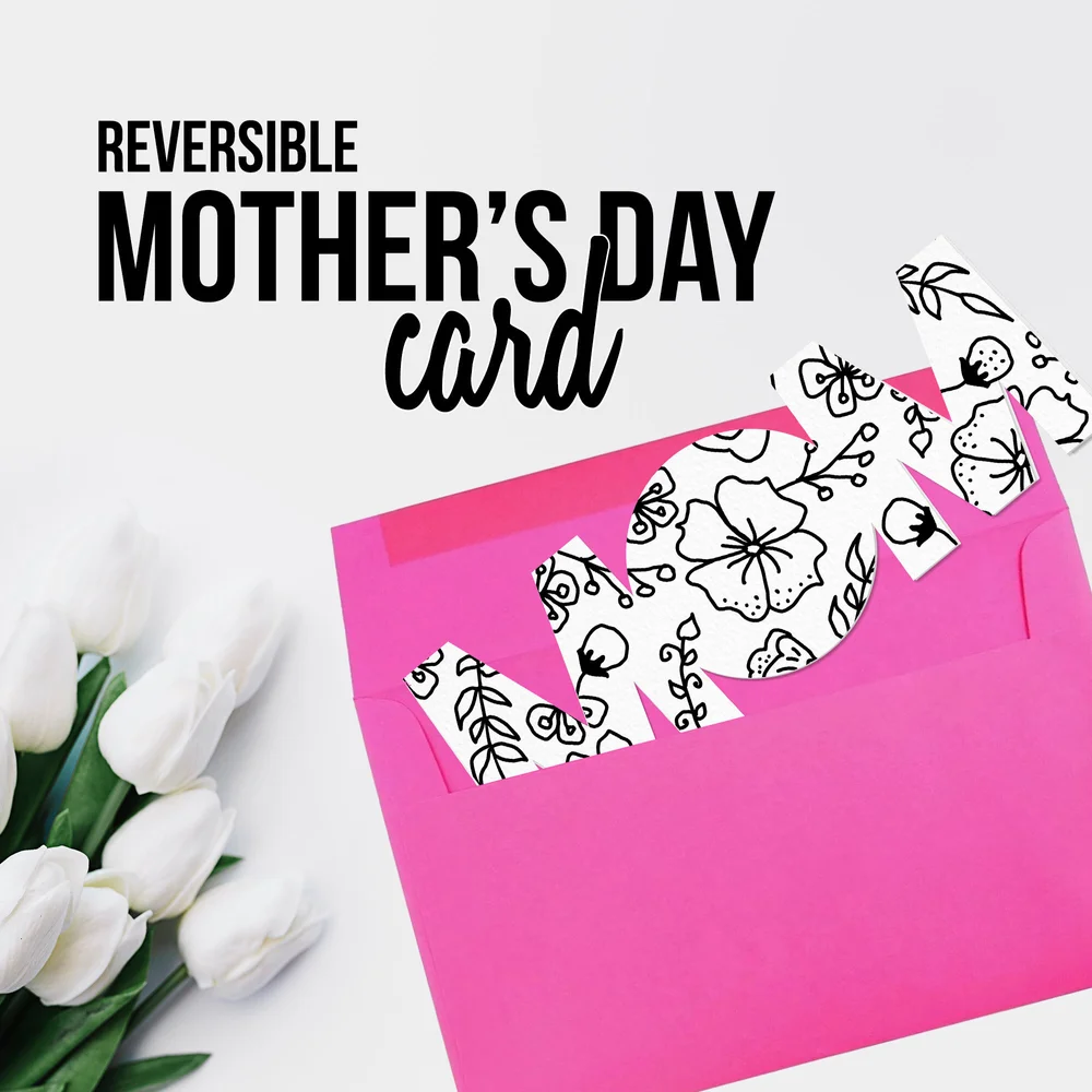 Reversible Mom Floral Card
