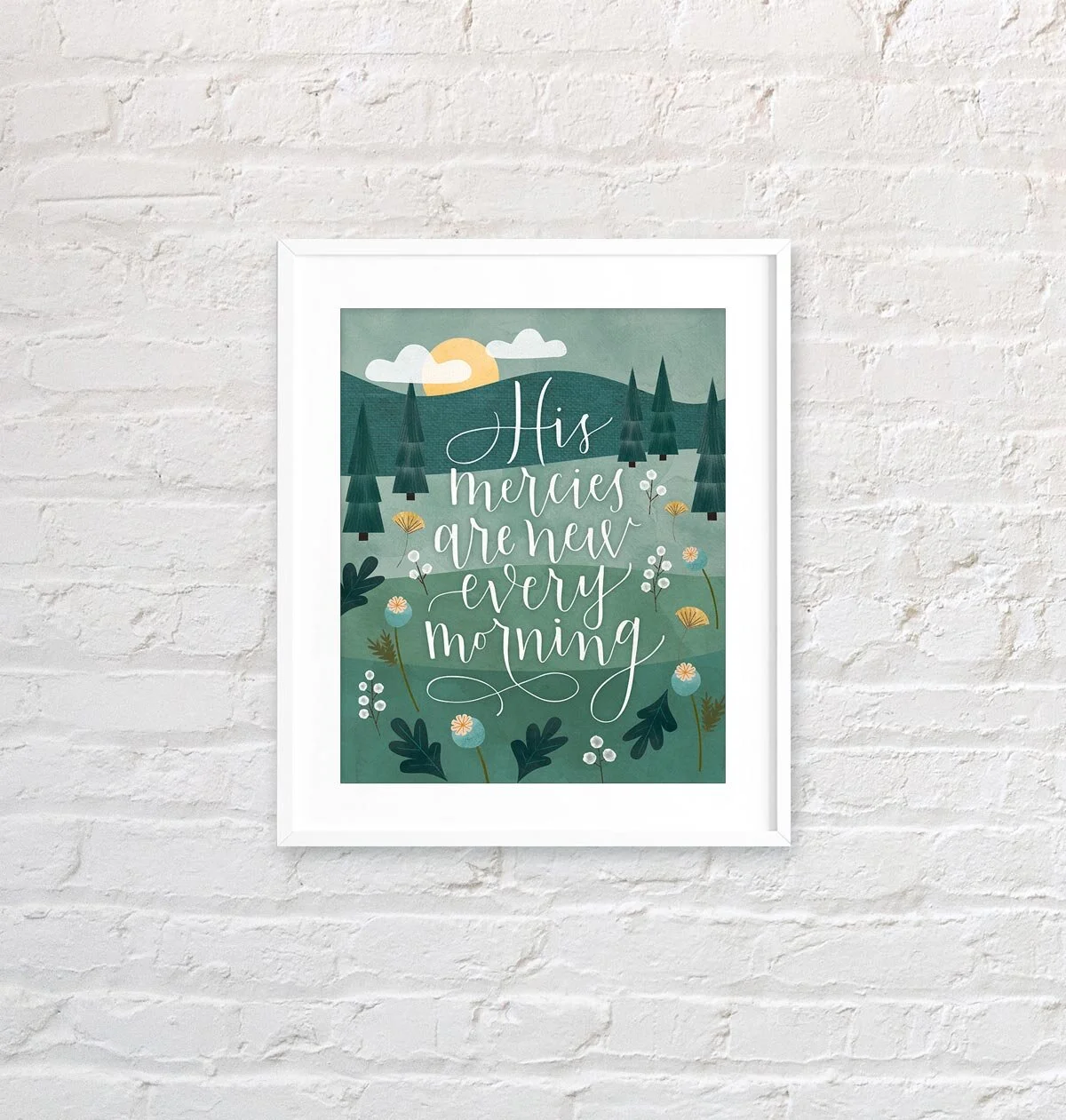 "New Mercies" Colorful Print