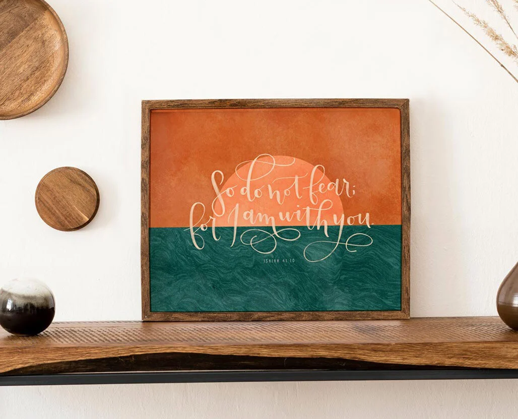 "I am with you" Print
