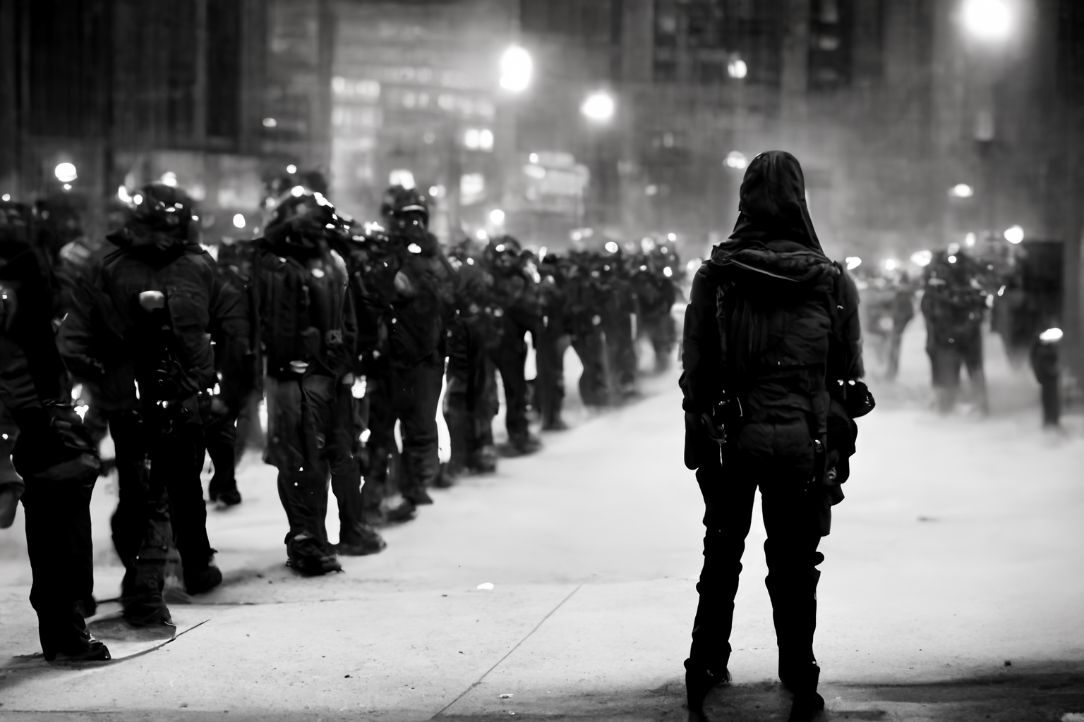Cheeky_violence_in_america_a_single_protester_stands_in_front_o_8de8349b-784d-4c2a-8f93-ff722f379635.png