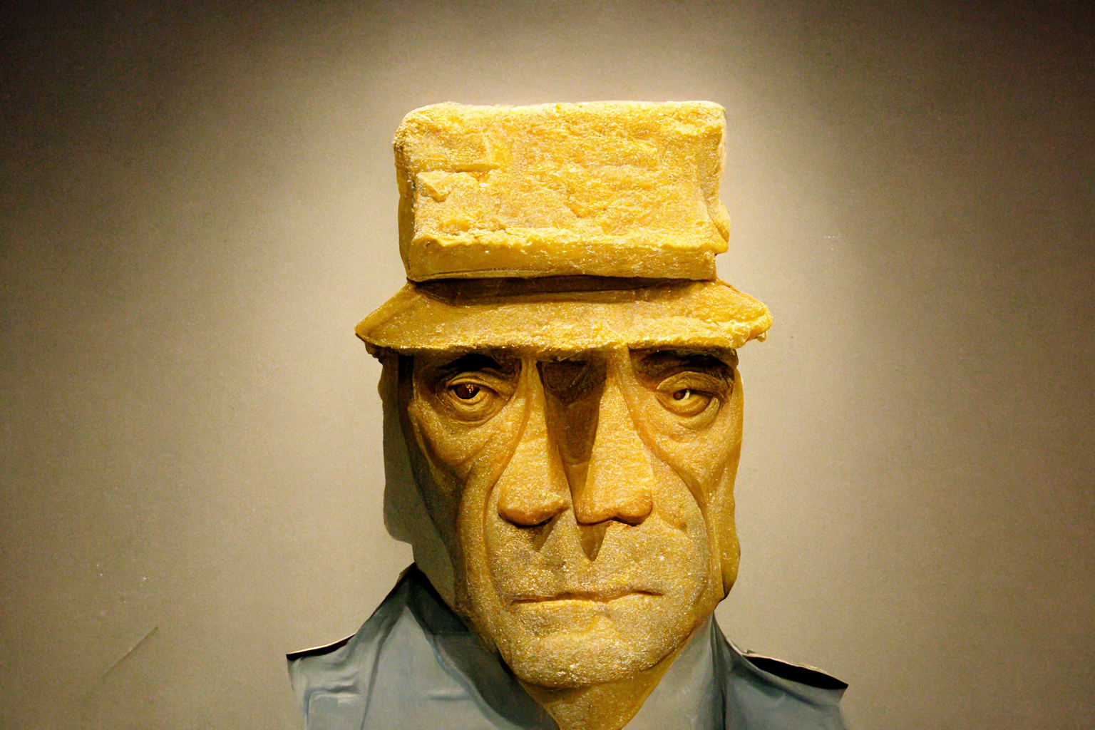Cheeky_a_security_guard_made_out_of_butter_17495ab8-981d-45f6-9a32-ab29966aee40.png