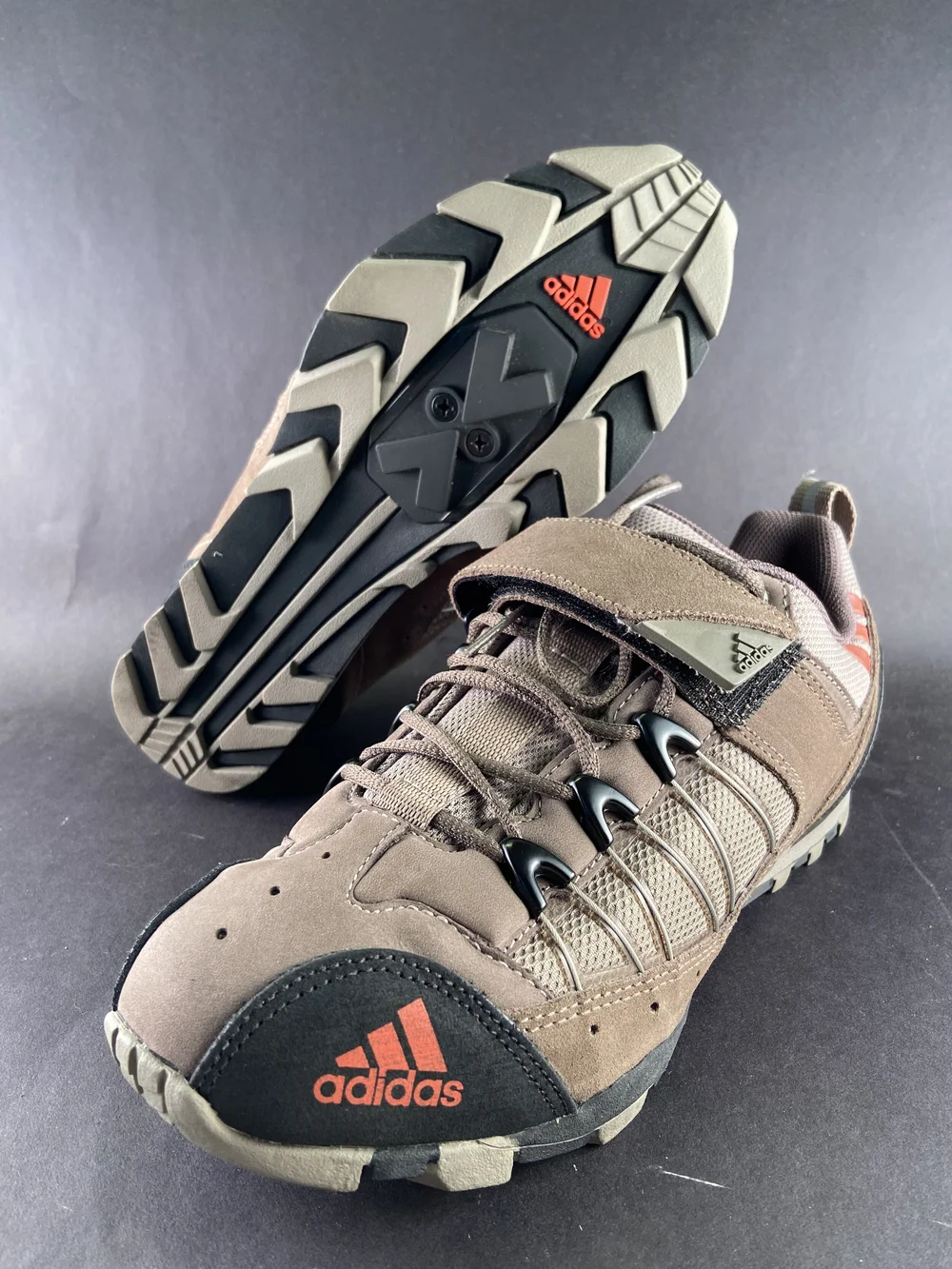 Vintage Adidas El Moro Mens MTB Cycling Shoes Size 10 Black Red Sportswear Vintage Adidas El Moro Mens MTB Cycling Shoes Size 10 Black  main image 2