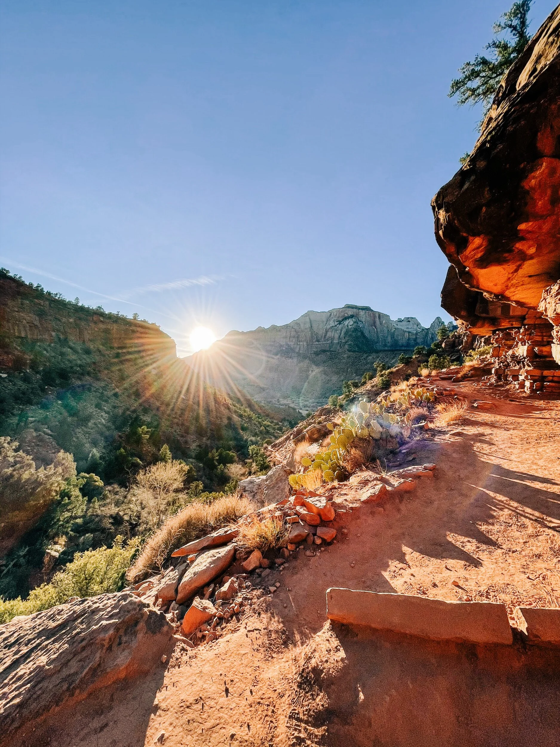 View on the way up Watchman’s Trail