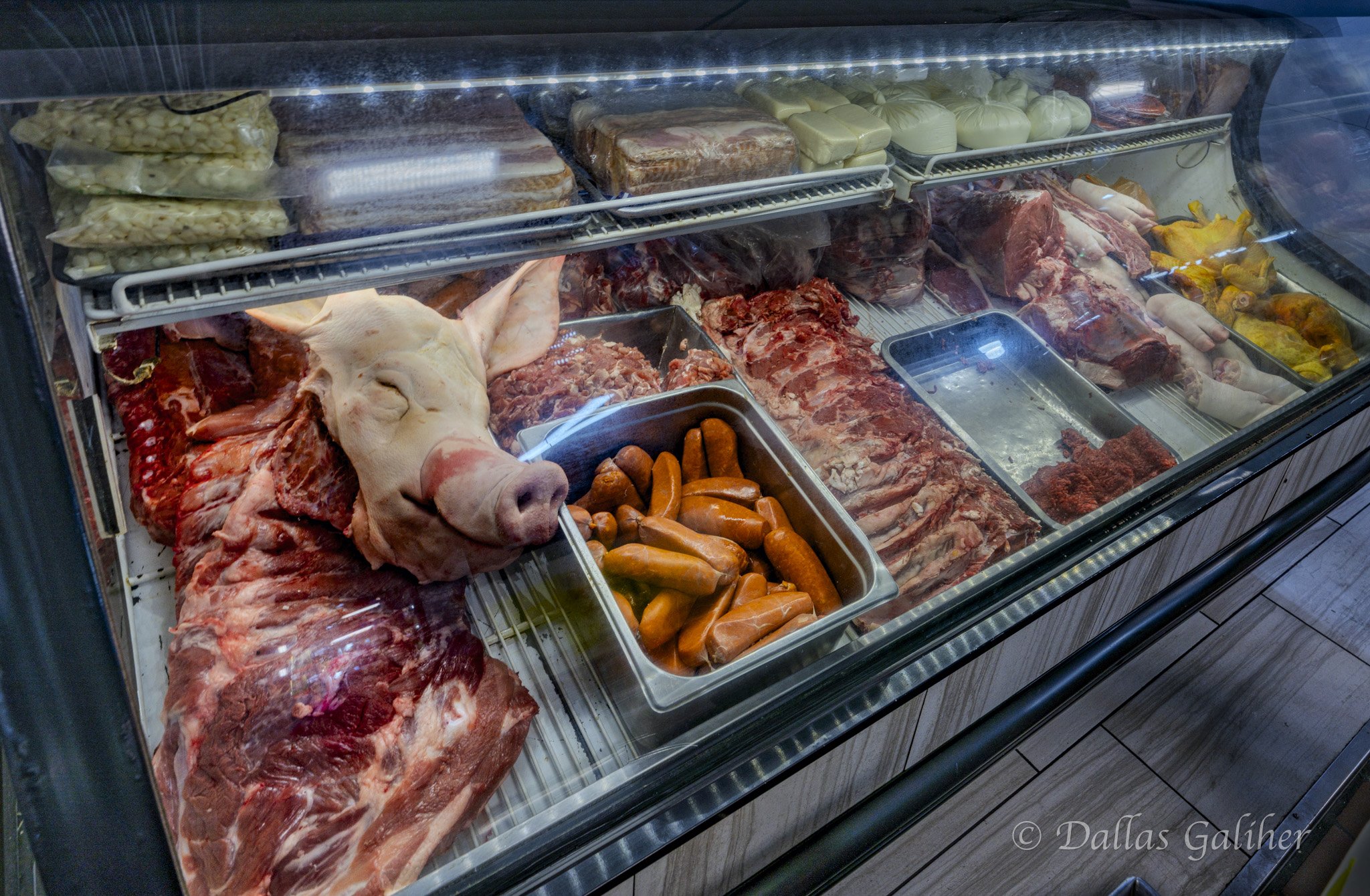 Mercado central "carniceria" Guadalajara Mexico