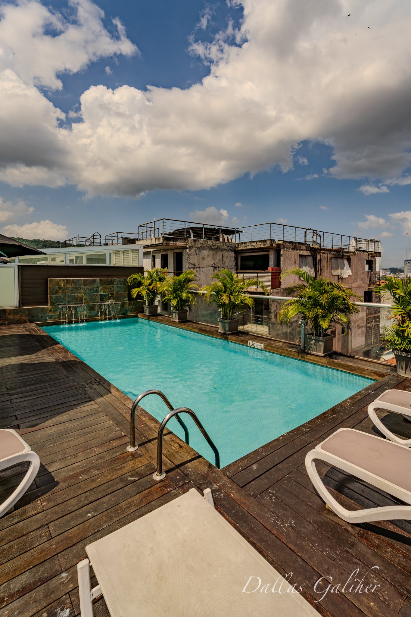Central Hotel rooftop pool & lounge, Panama City