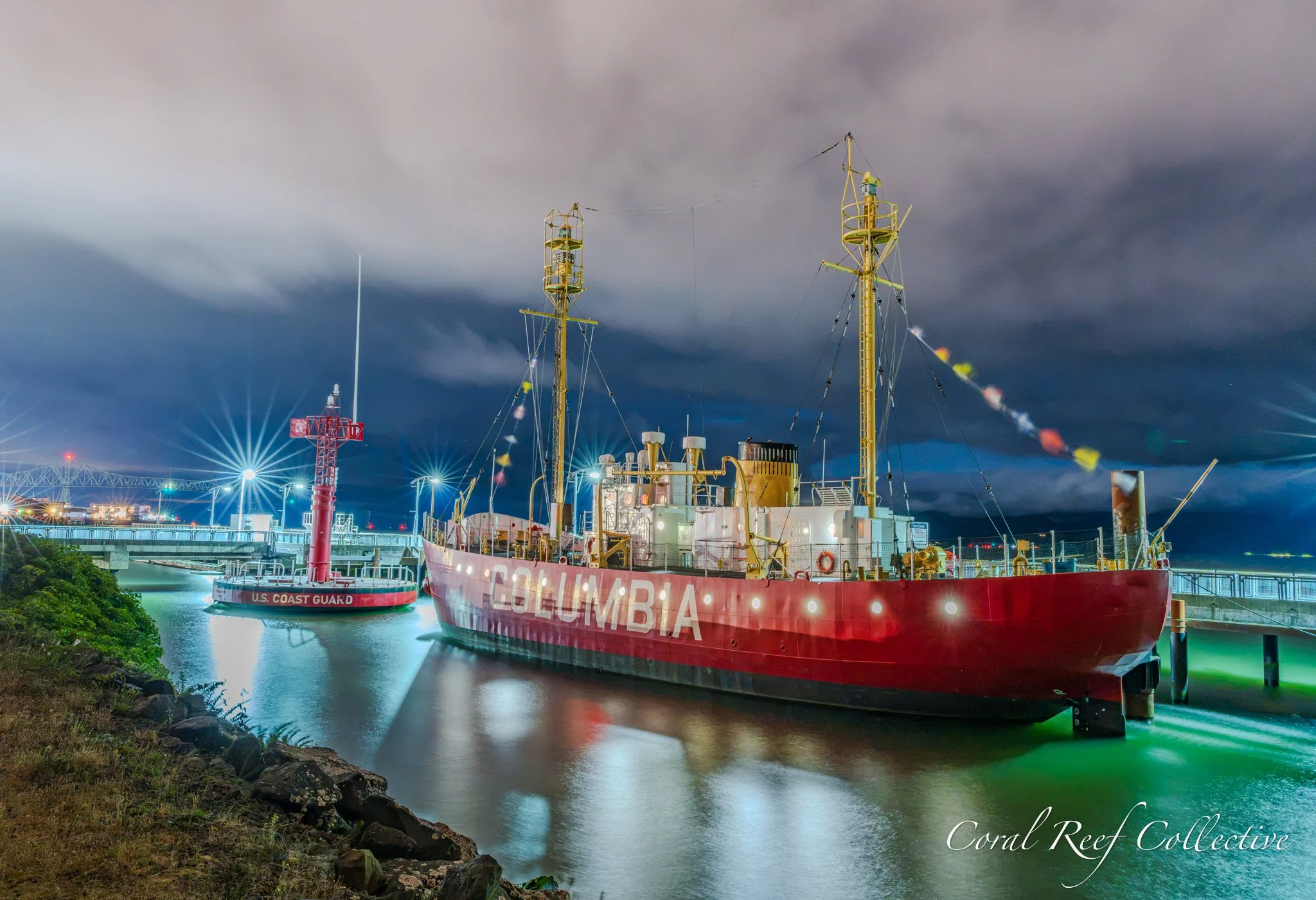 Lightship Columbia floating lighthouse Astoria